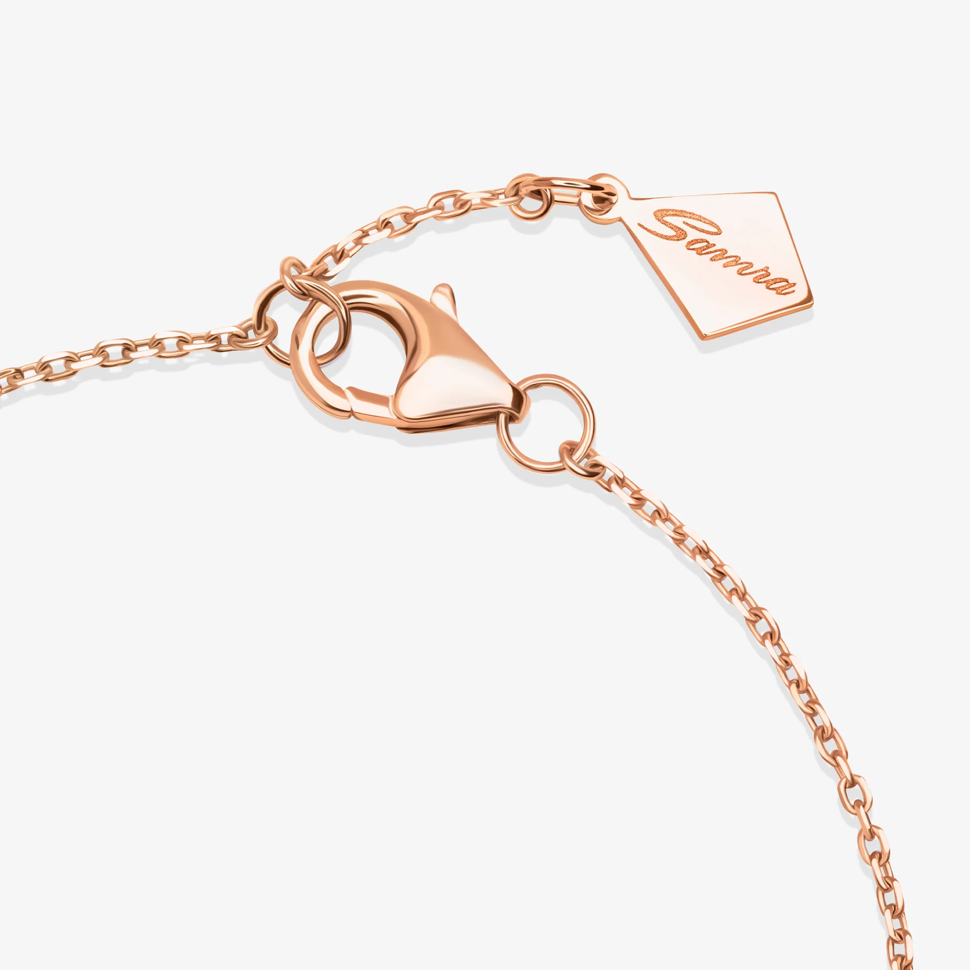 Ahjar Birwaz Rose Gold Diamond Mother of Pearl Bracelet - Image 6