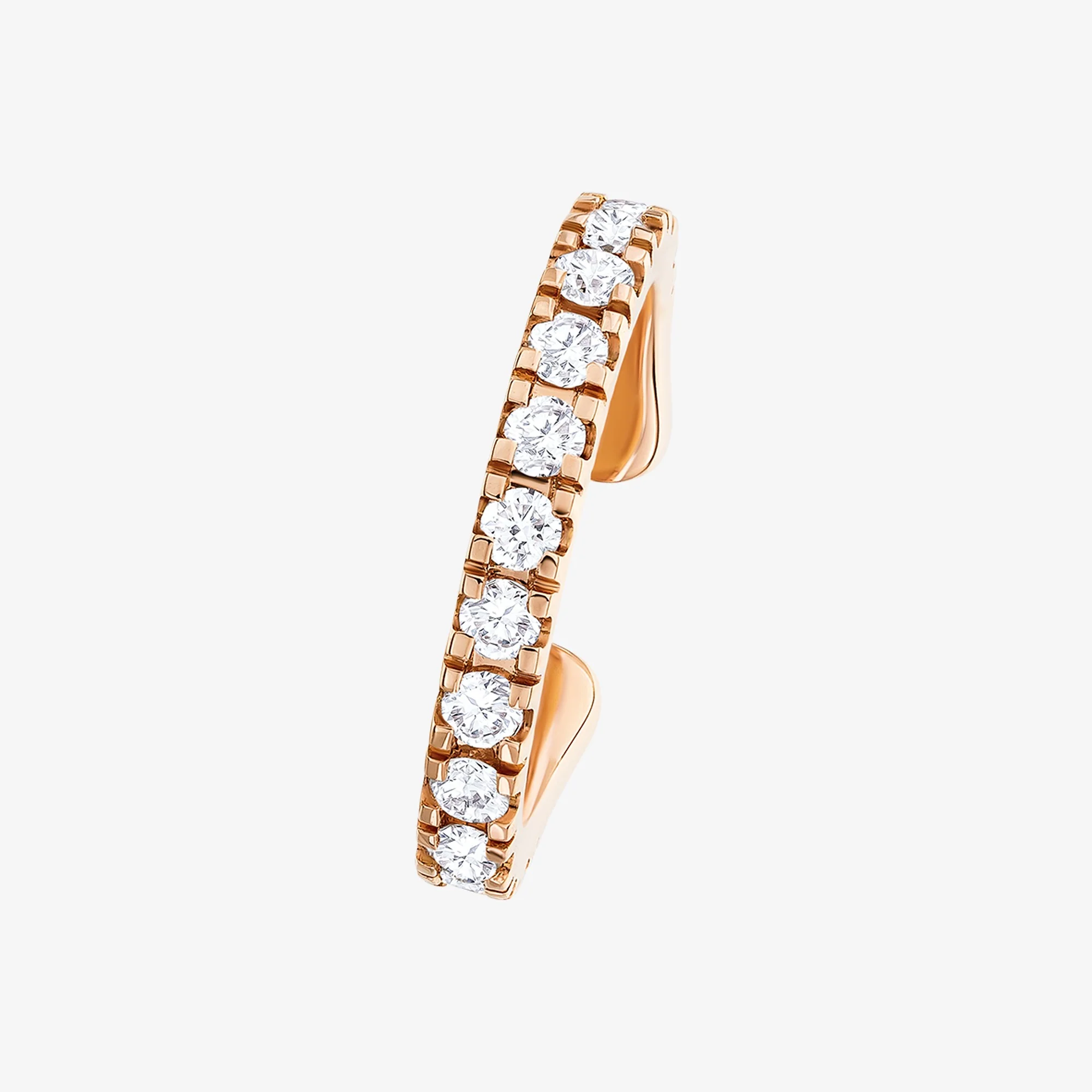 Barq Rose Gold Brilliant Diamond Ear Cuff - Image 2