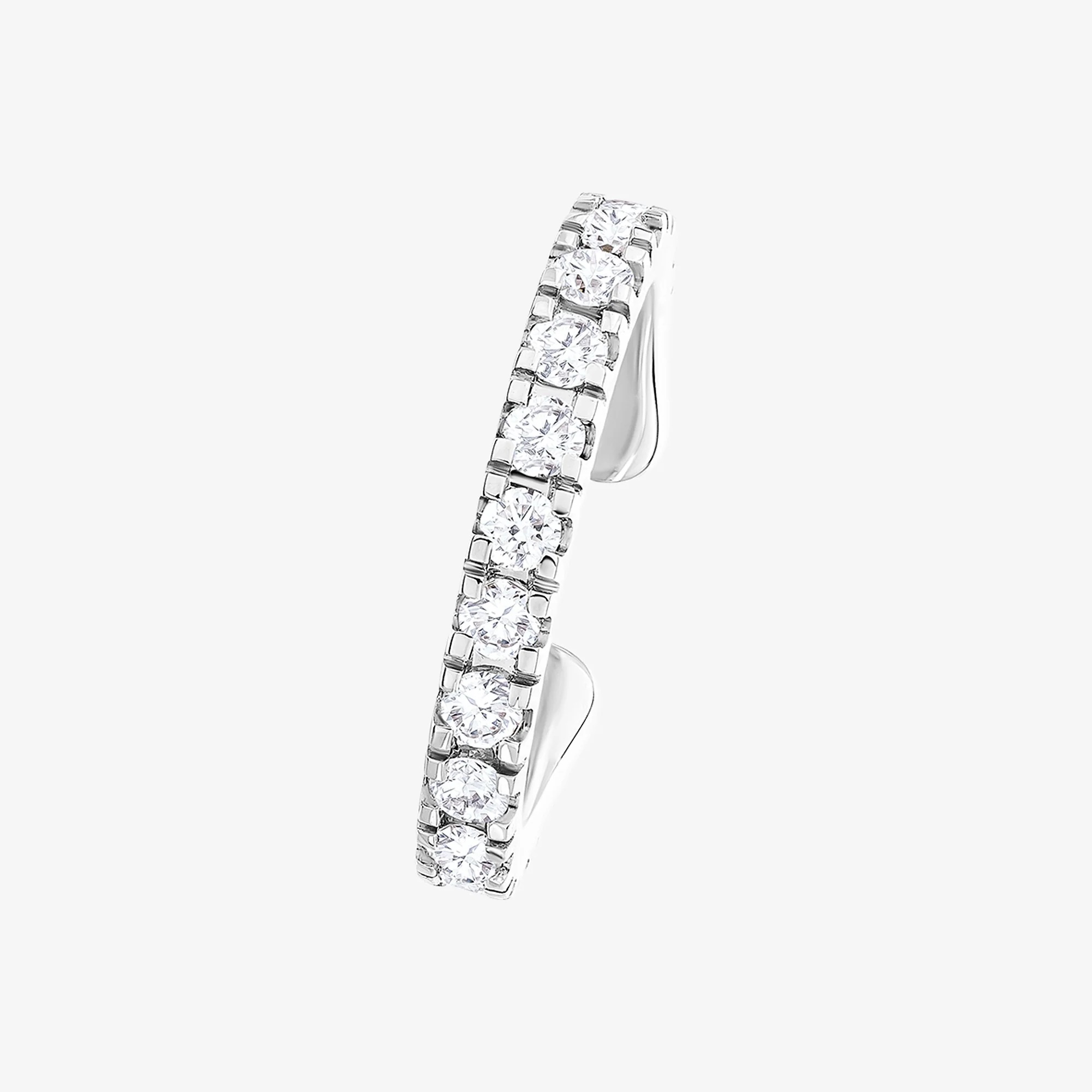 Barq White Gold Brilliant Diamond Ear Cuff - Image 2