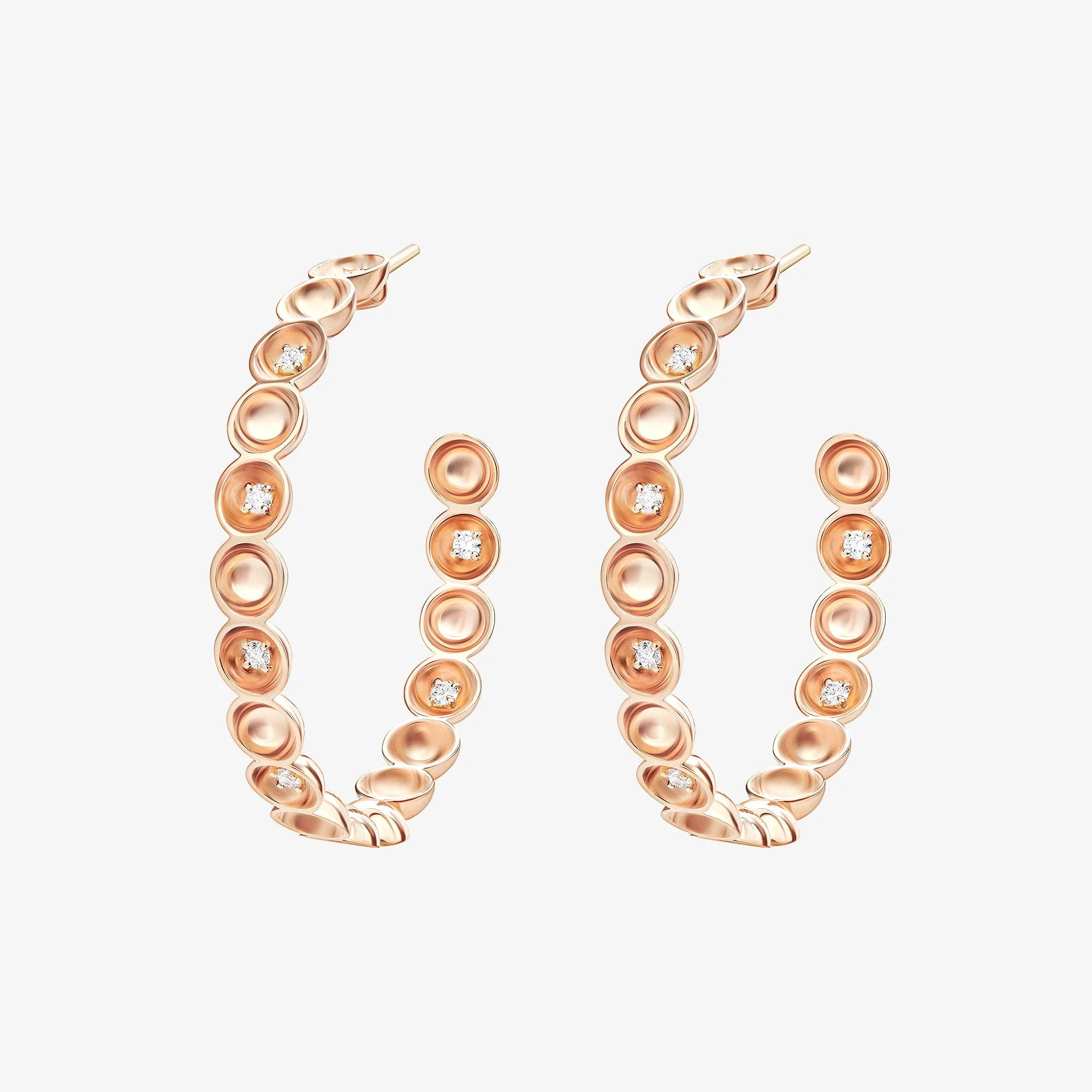 Bint Al Matar Rose Gold Large Hoop Earring
