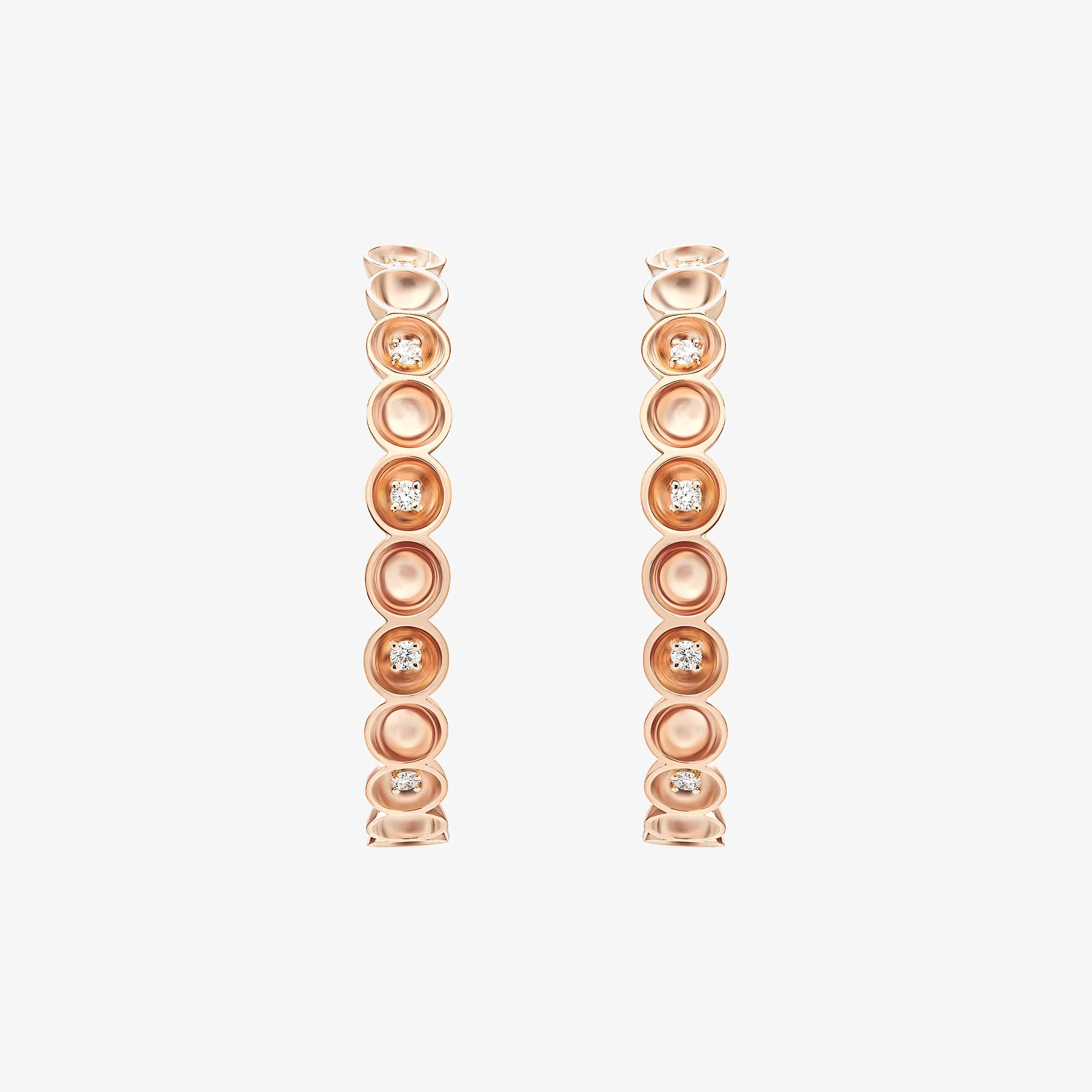 Bint Al Matar Rose Gold Large Hoop Earring - Image 2