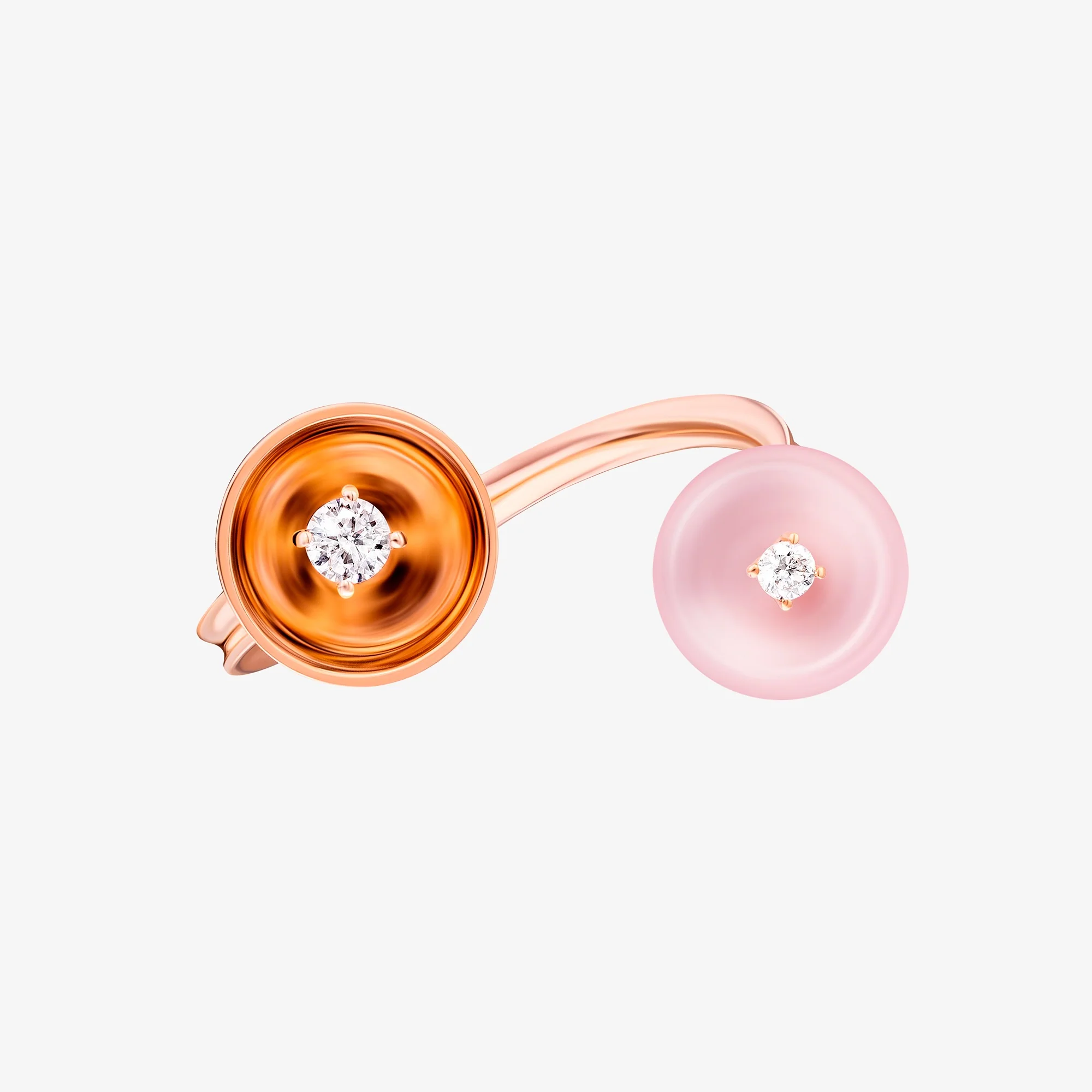 Bint Al Matar Rose Gold Ring - Image 2