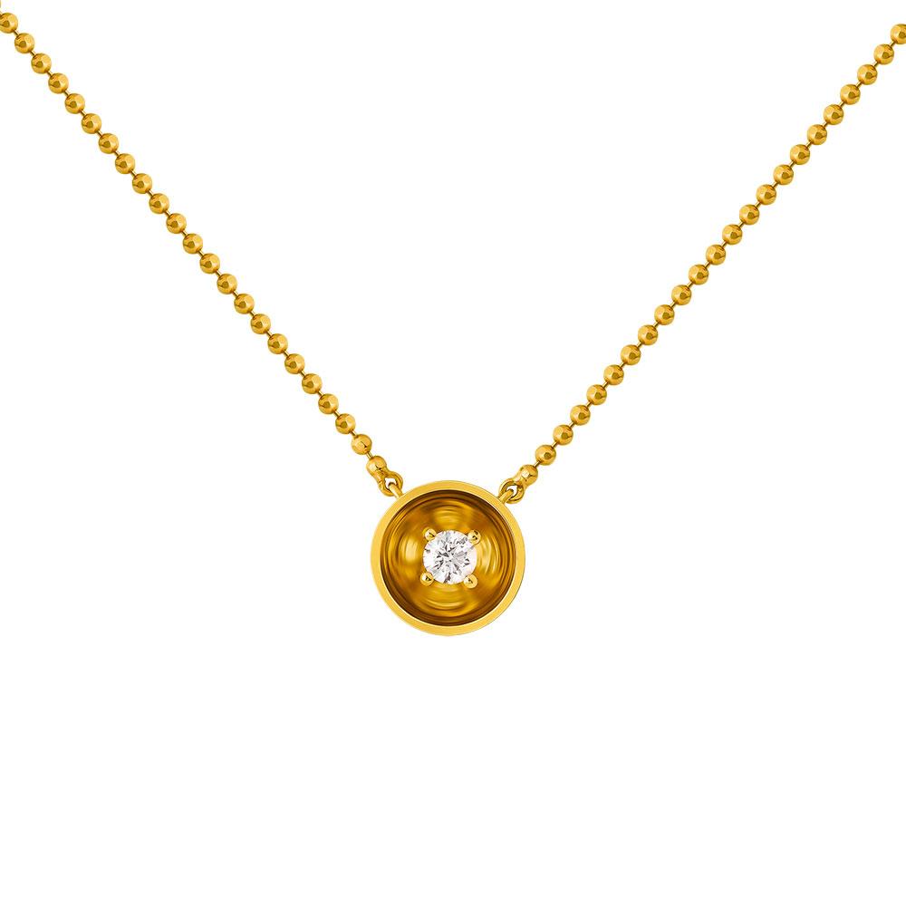 Bint Al Matar Yellow Gold Single Necklace