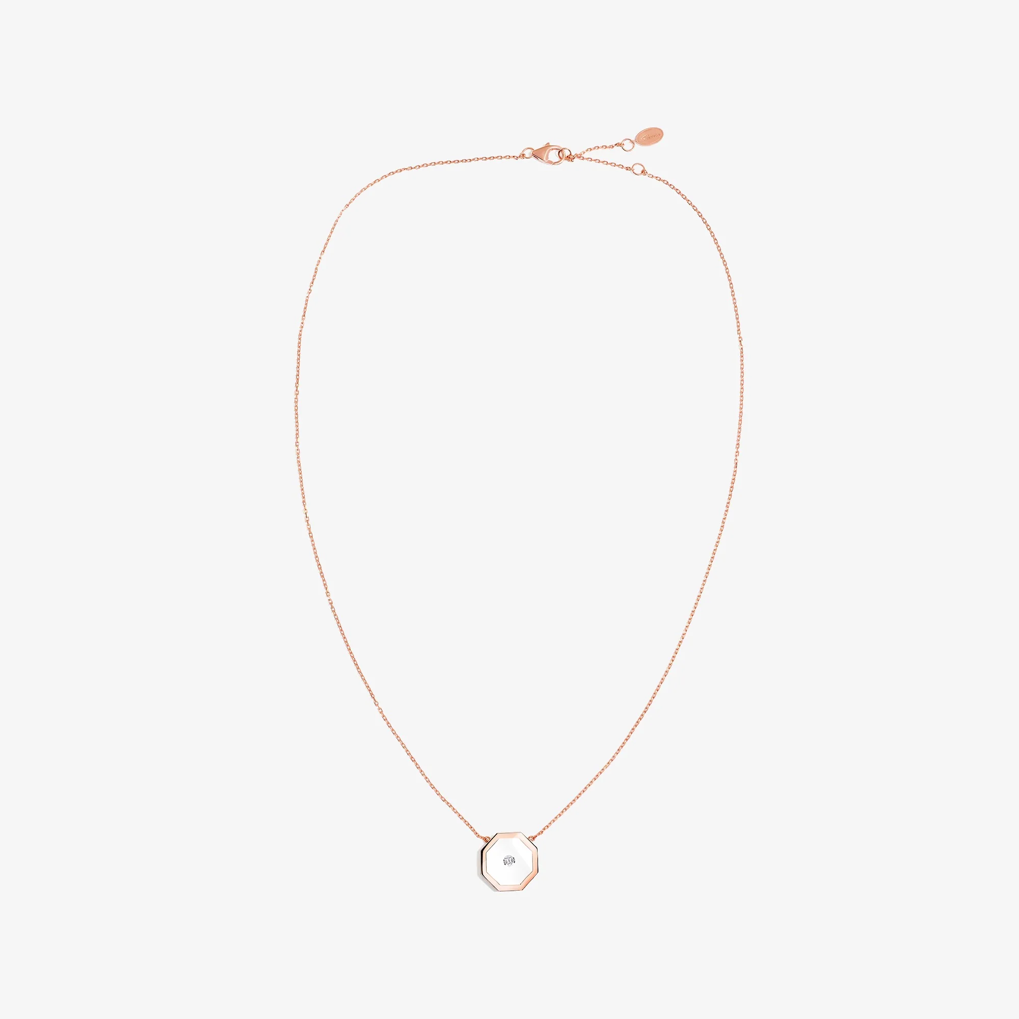 Birwaz Floating Diamond Necklace - Image 3