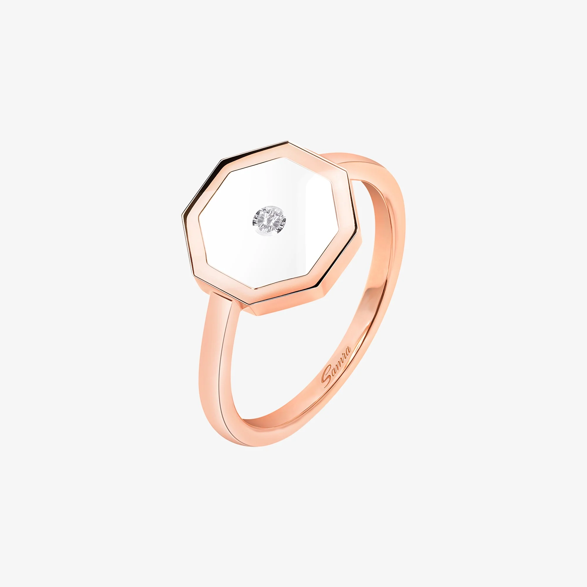 Birwaz Floating Diamond Ring