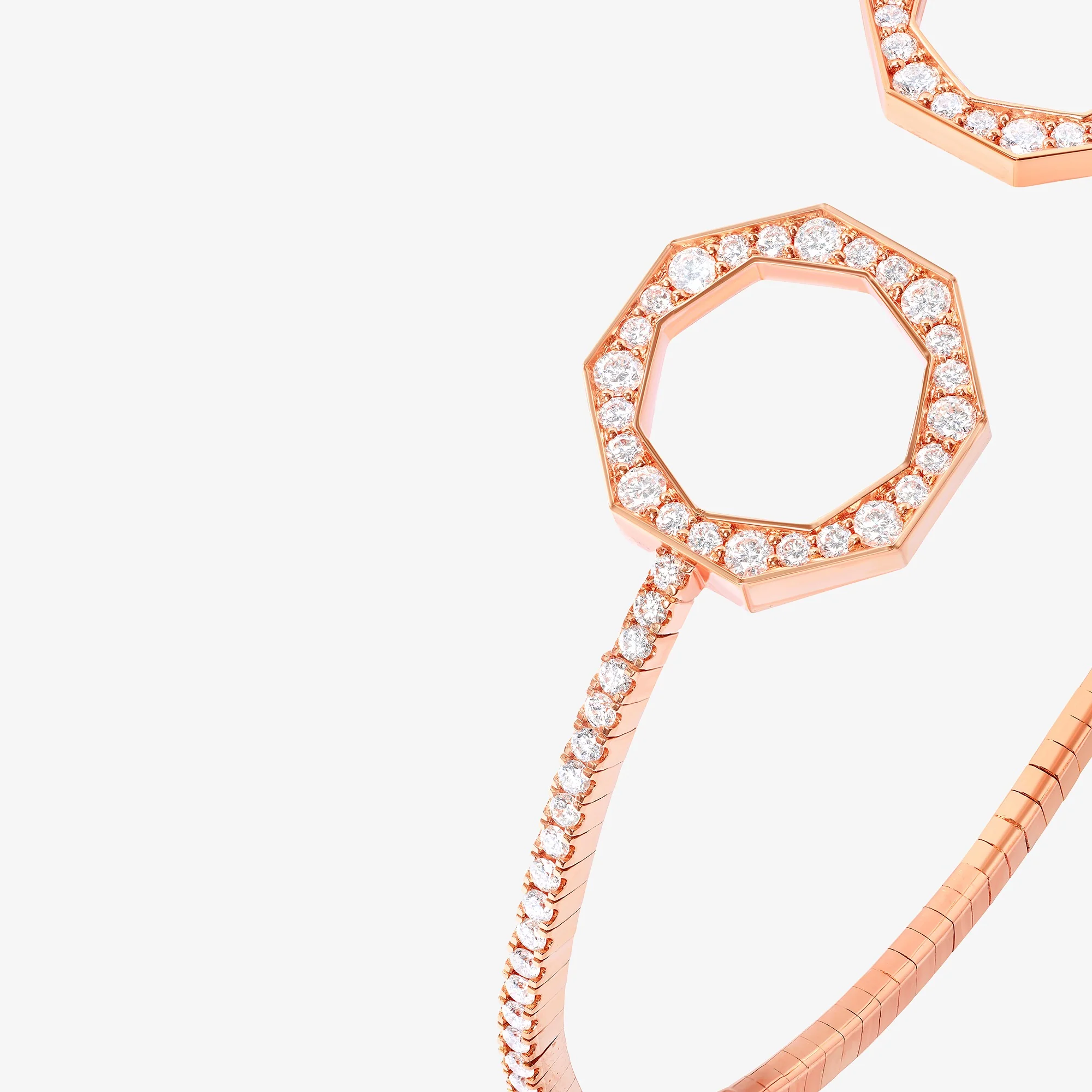 Classic Birwaz Diamond Bangle - Image 3