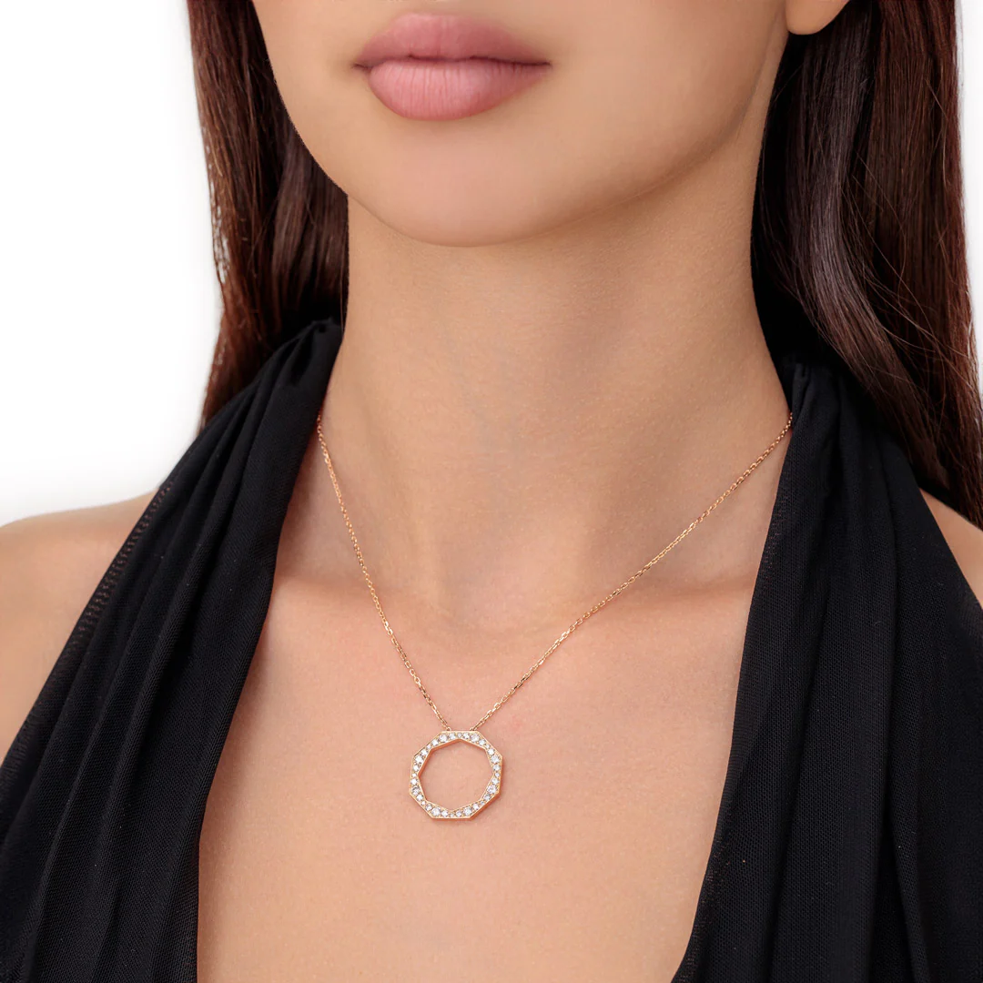 Classic Birwaz Diamond Large Necklace - Image 4