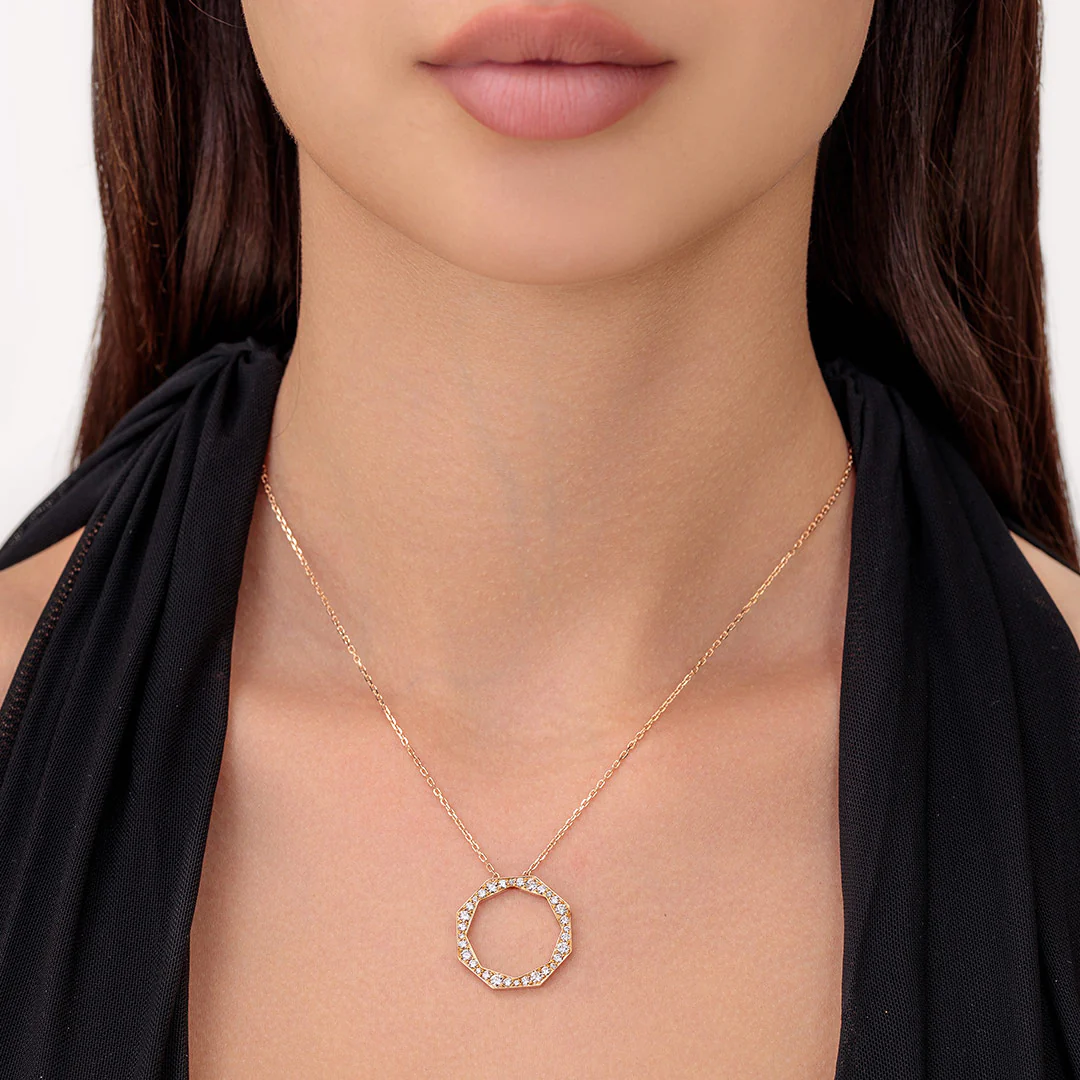 Classic Birwaz Diamond Large Necklace - Image 5