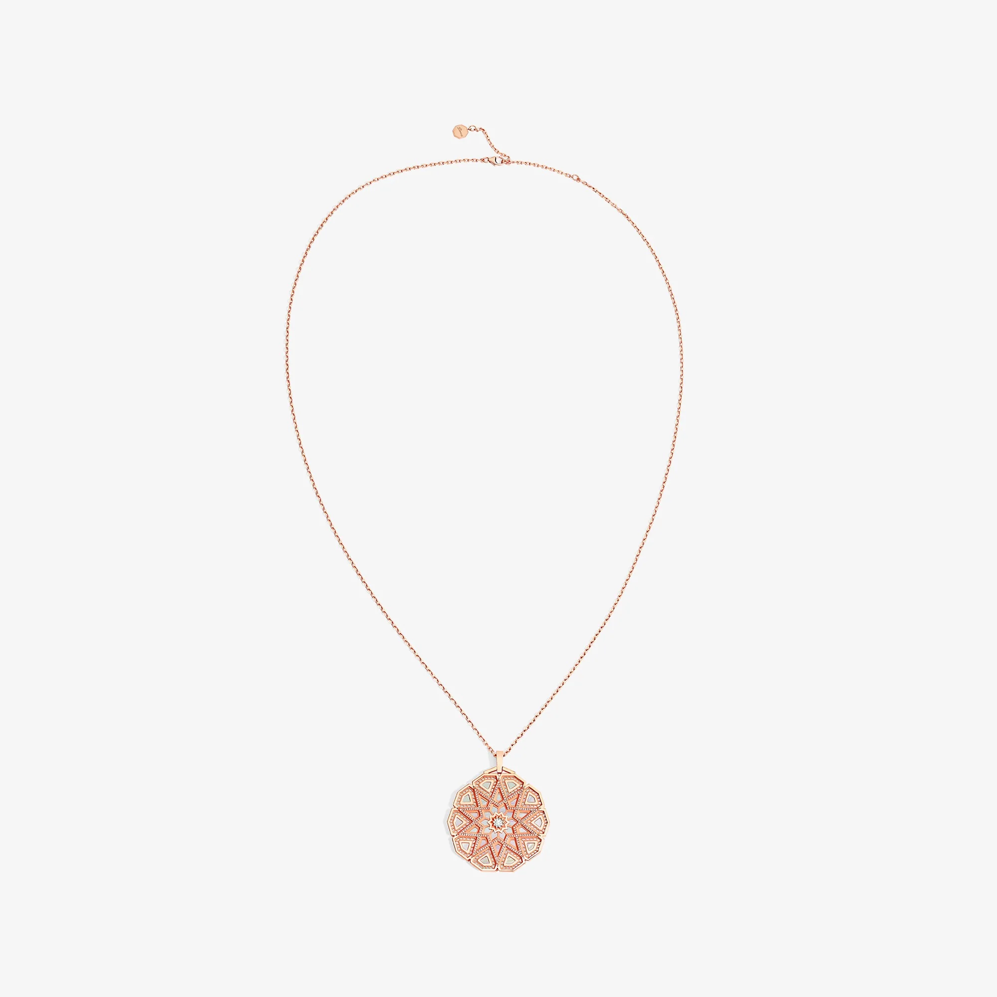 Classic Turath Diamond Medallion Necklace - Image 6