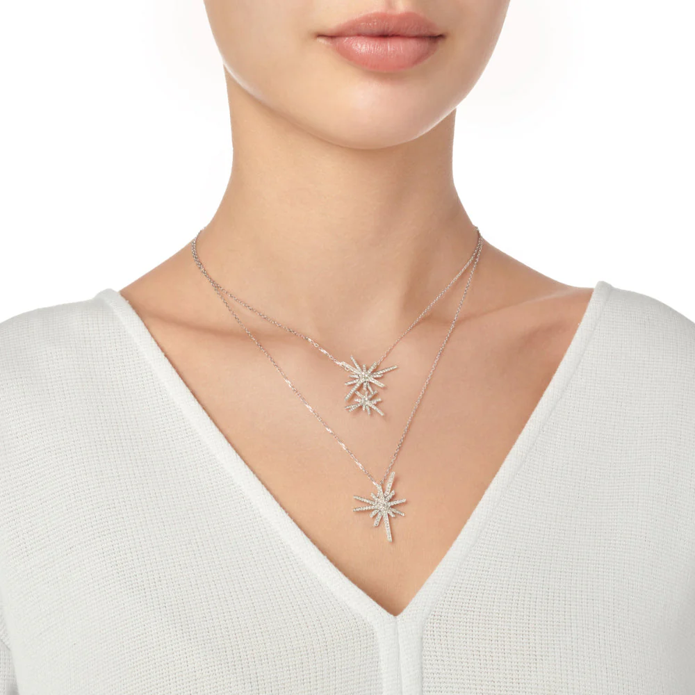 Daw Najm Diamond Double Necklace - Image 4