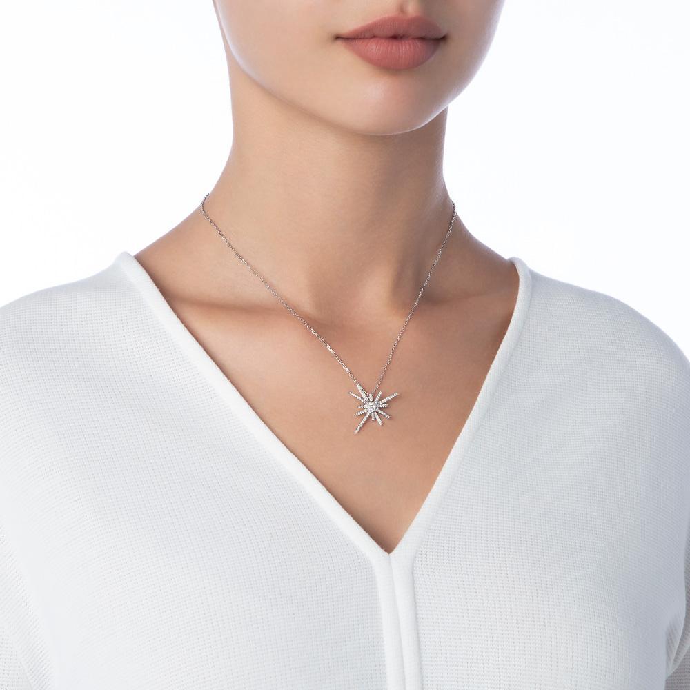 Daw Najm Large Diamond Necklace - Image 3