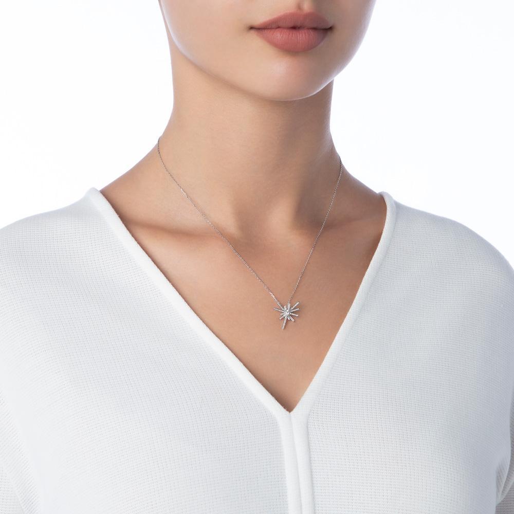 Daw Najm Small Diamond Necklace - Image 3