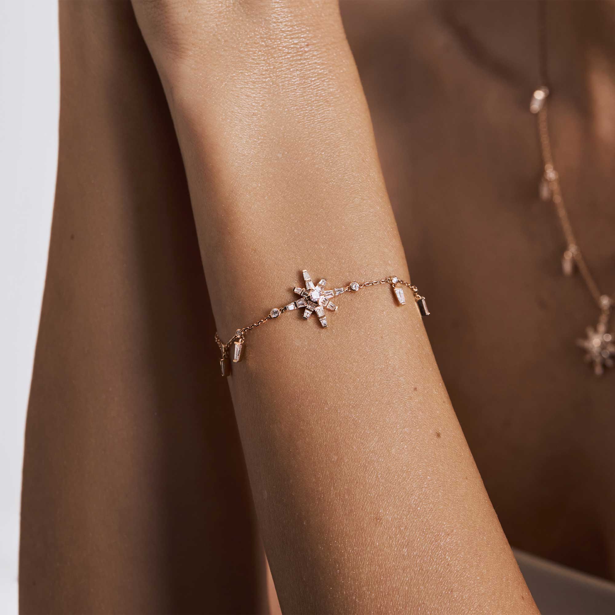 Daw Rose Gold Diamond Bracelet - Image 2