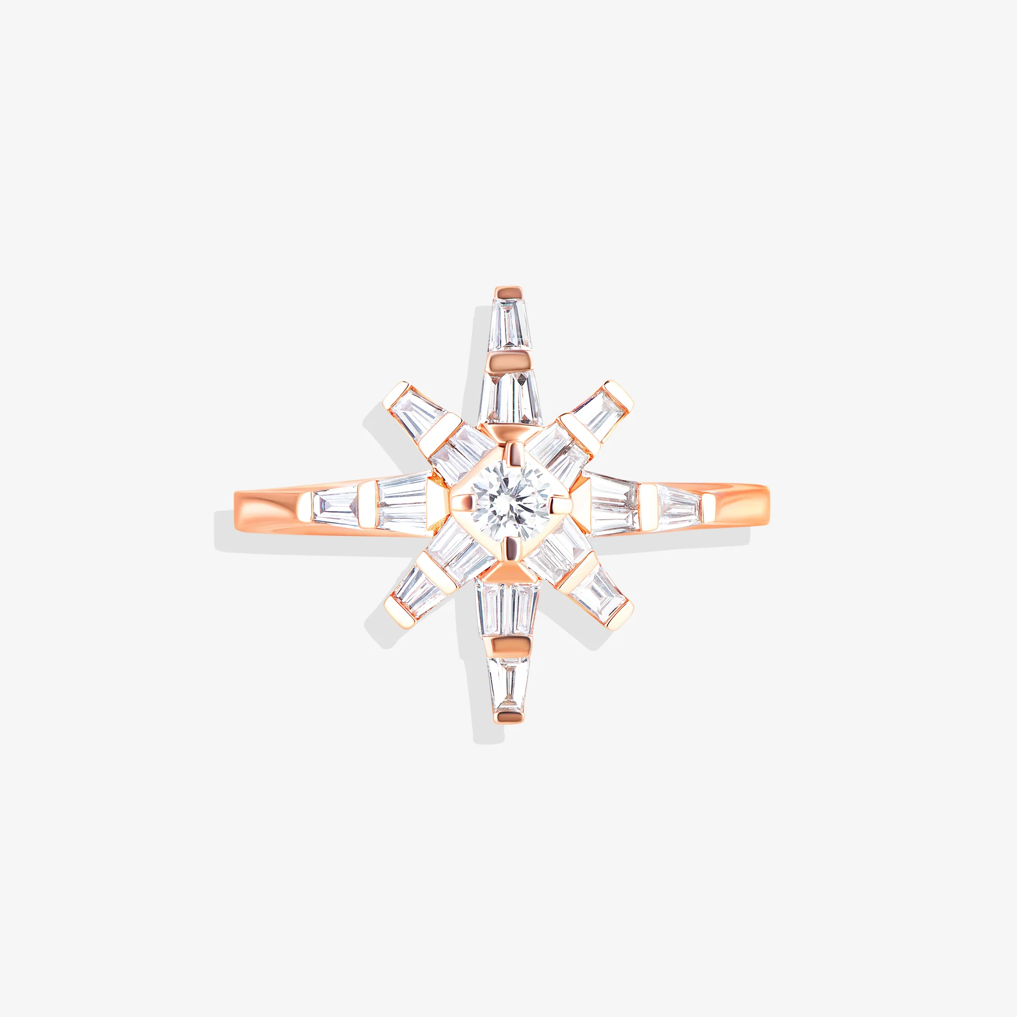 Daw Rose Gold Diamond Ring - Image 3