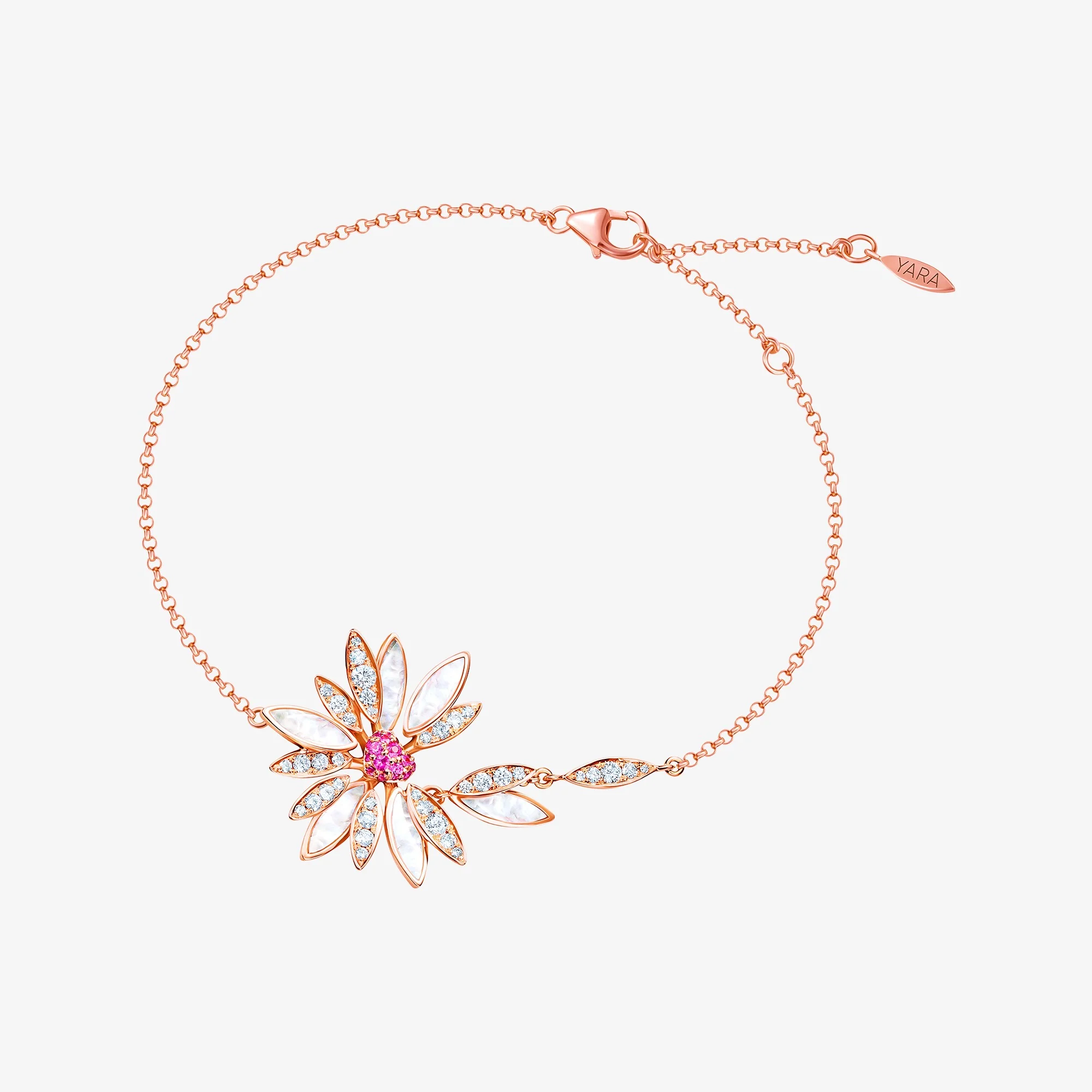 Love Me, Love Me Not Rose Gold  Small Bracelet