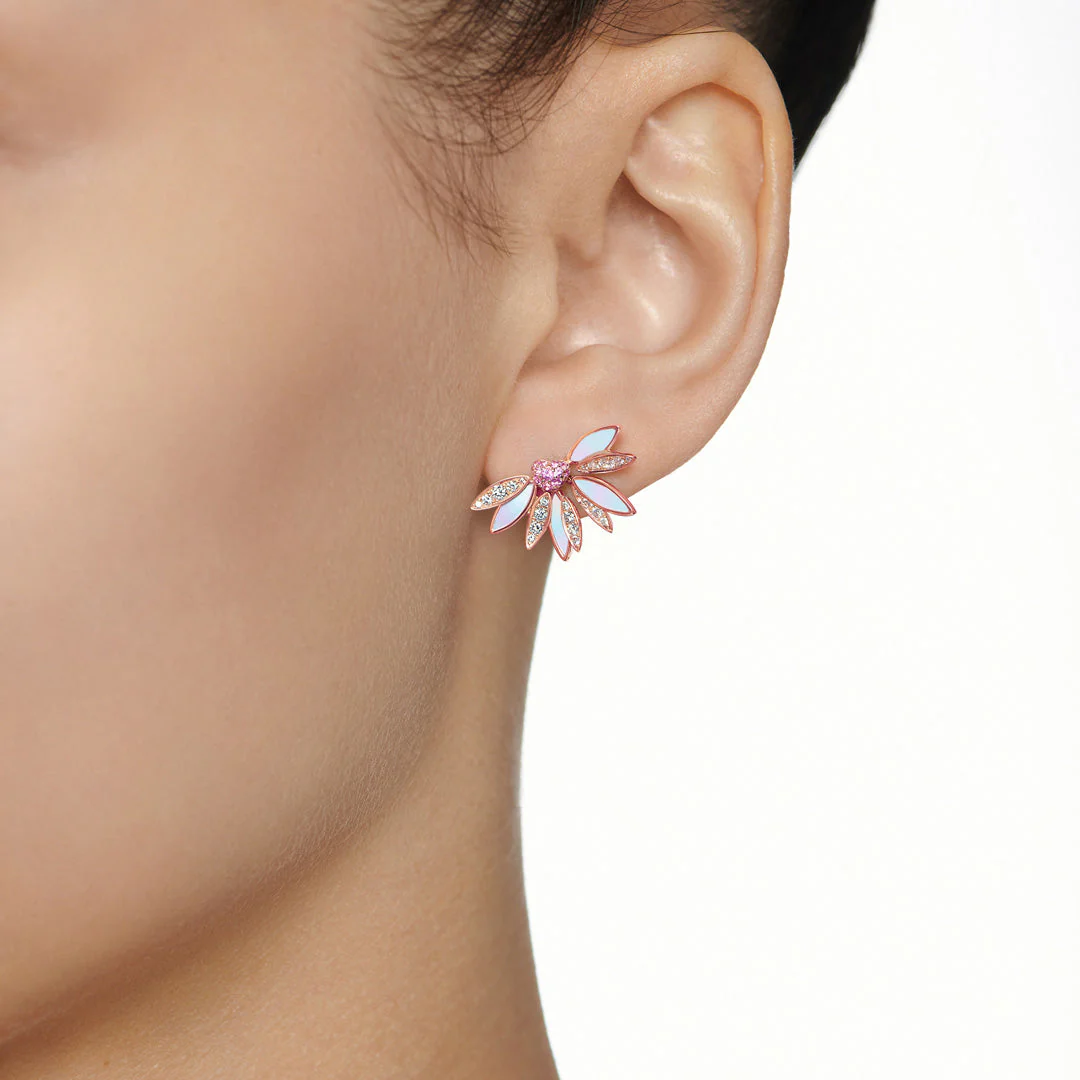 Love Me, Love Me Not Rose Gold Small Earring - Image 3