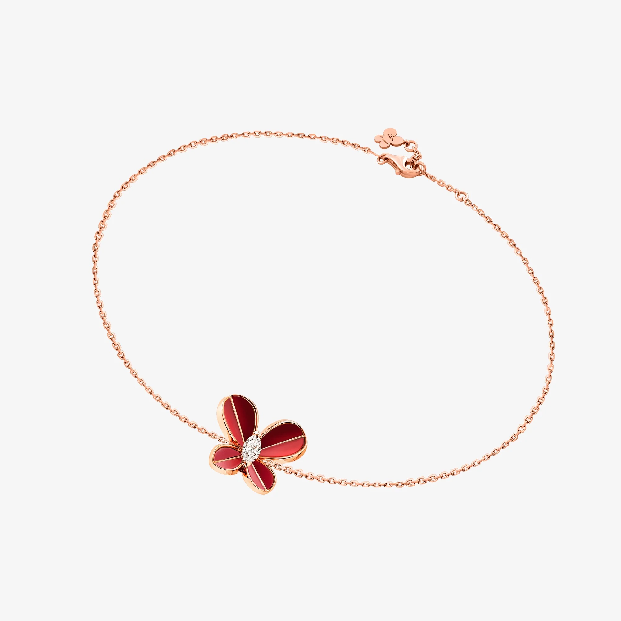 Marquise Butterfly Rose Gold Small Bracelet