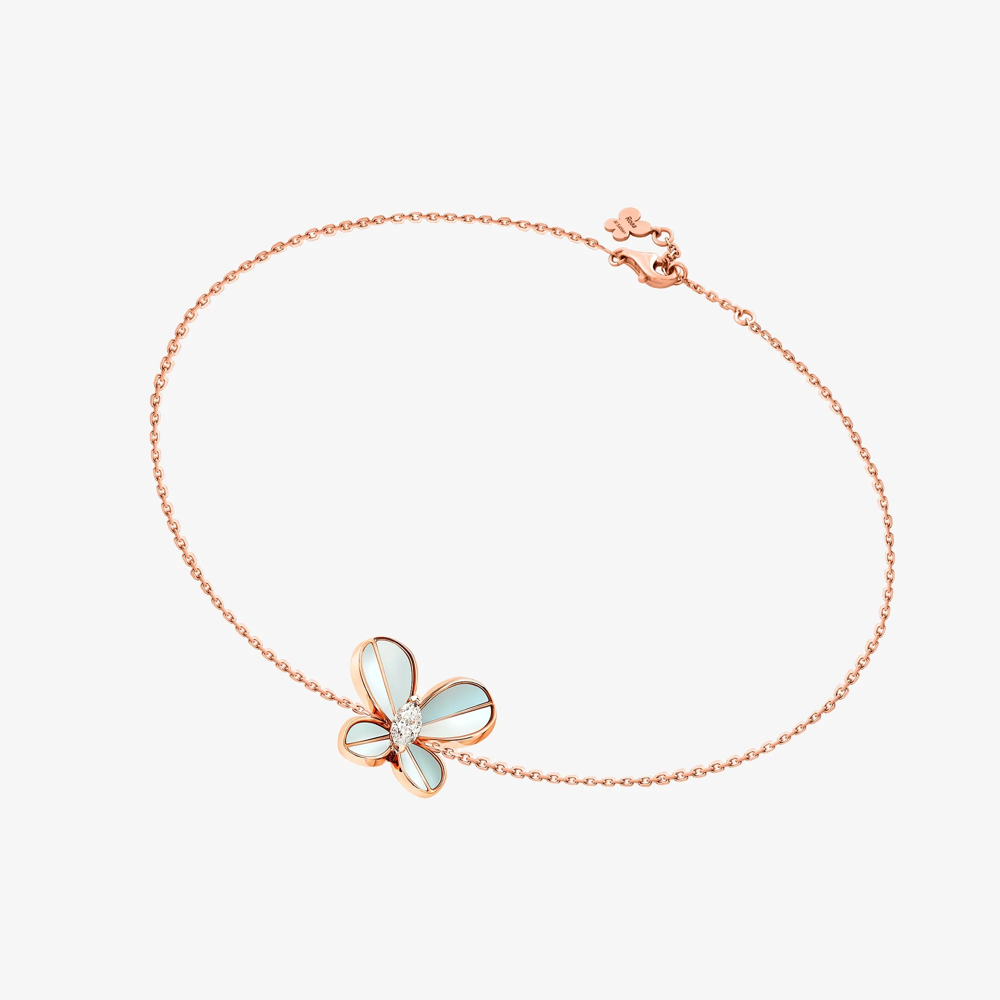 Marquise Butterfly Rose Gold Small Bracelet