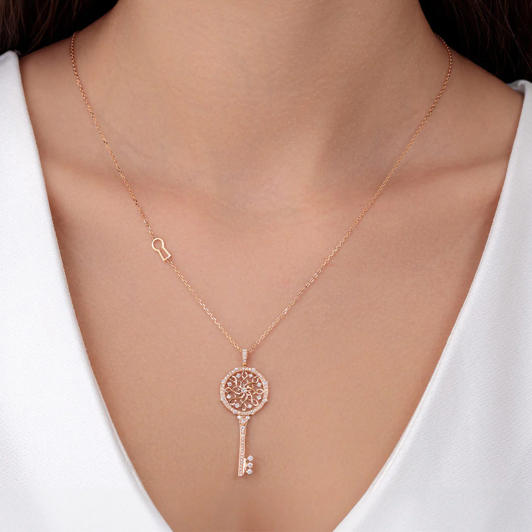 Muftah Turath Medium Key Necklace - Image 5