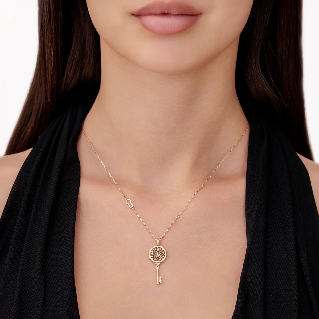 Muftah Turath Small Key Necklace - Image 2