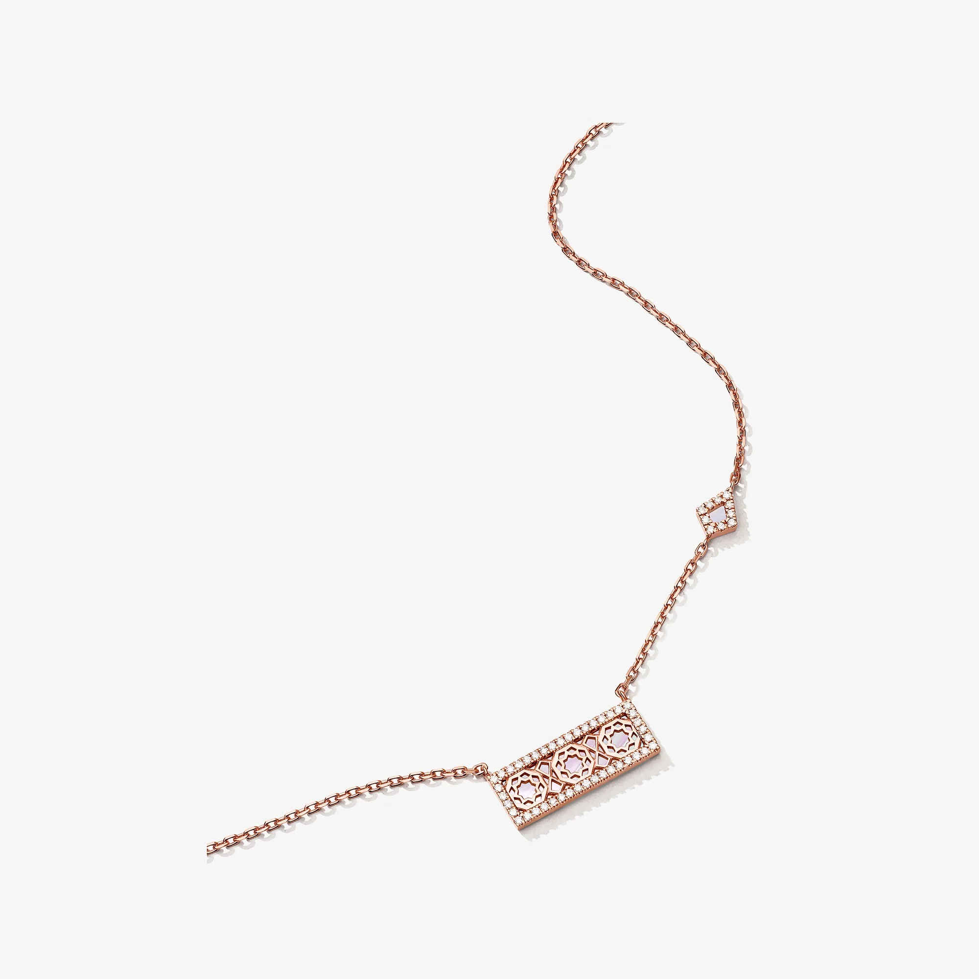 Oud Turath Small Diamond Necklace - Image 4