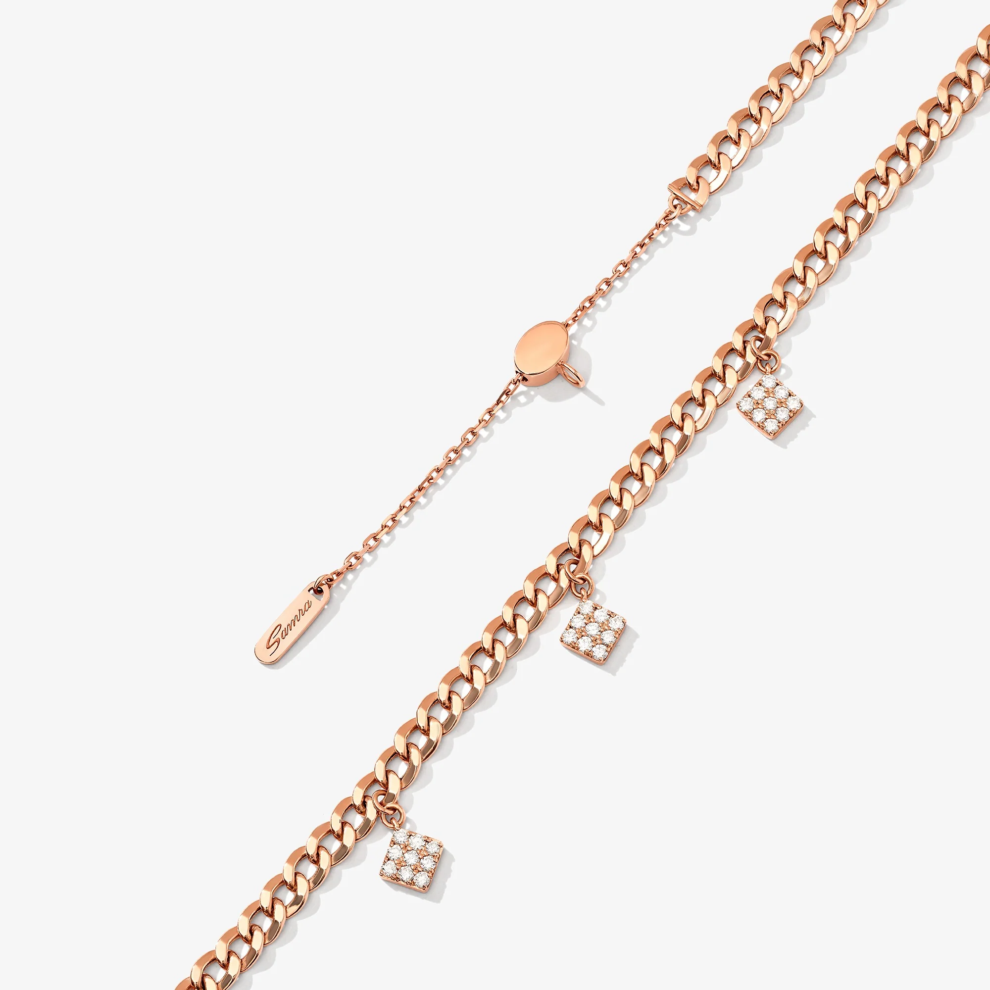 Quwa Dangling Five Square Necklace - Image 5