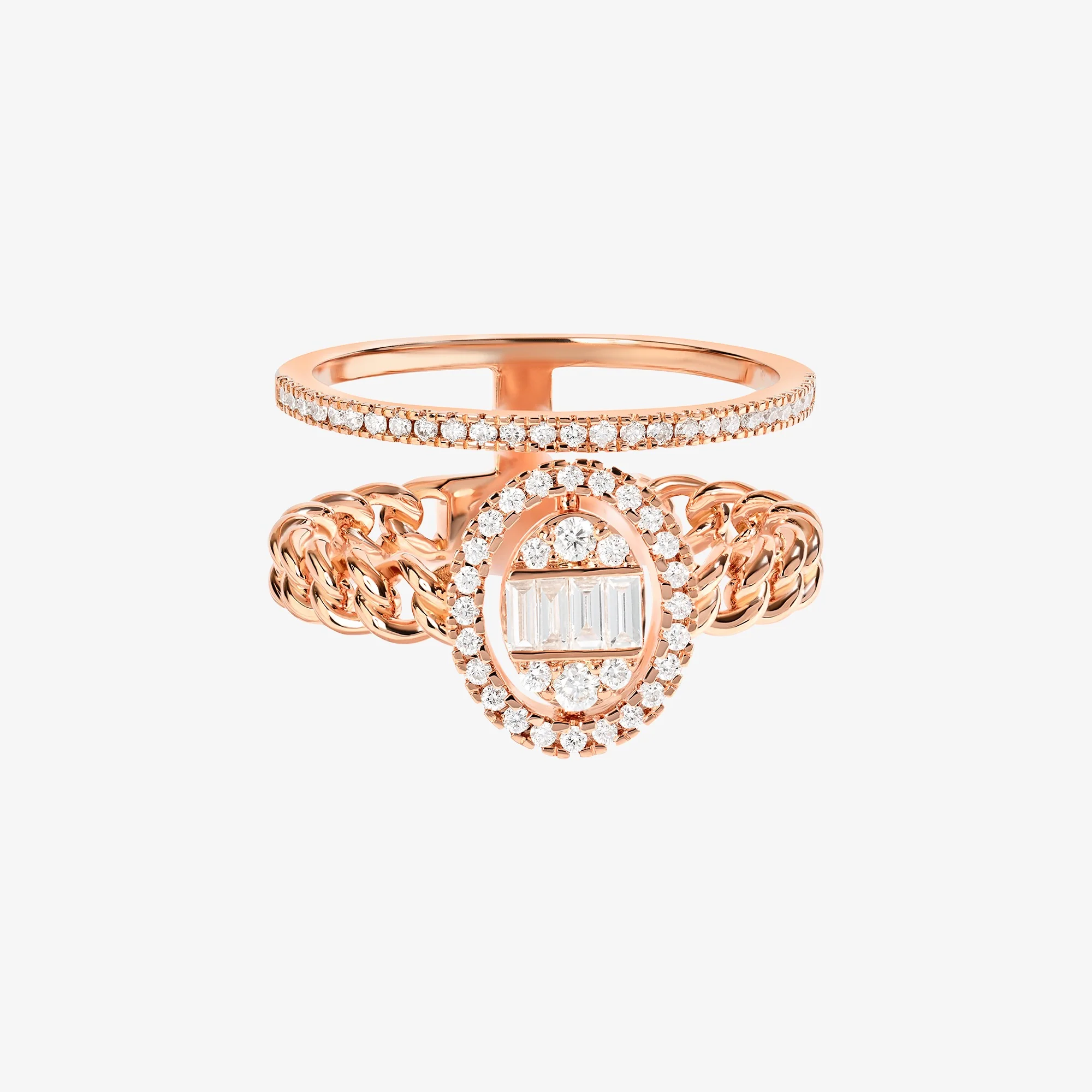 Quwa Oval Double Ring - Image 3