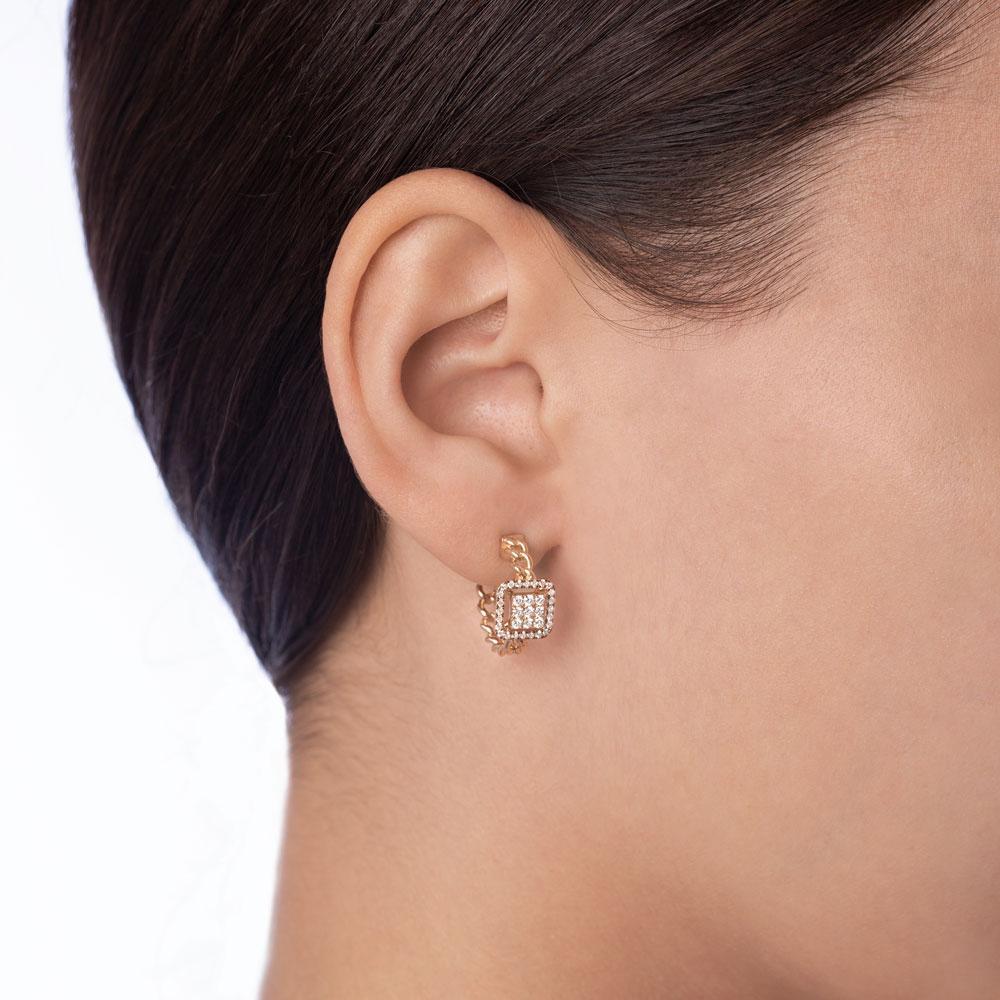 Quwa Square Earrings - Image 4