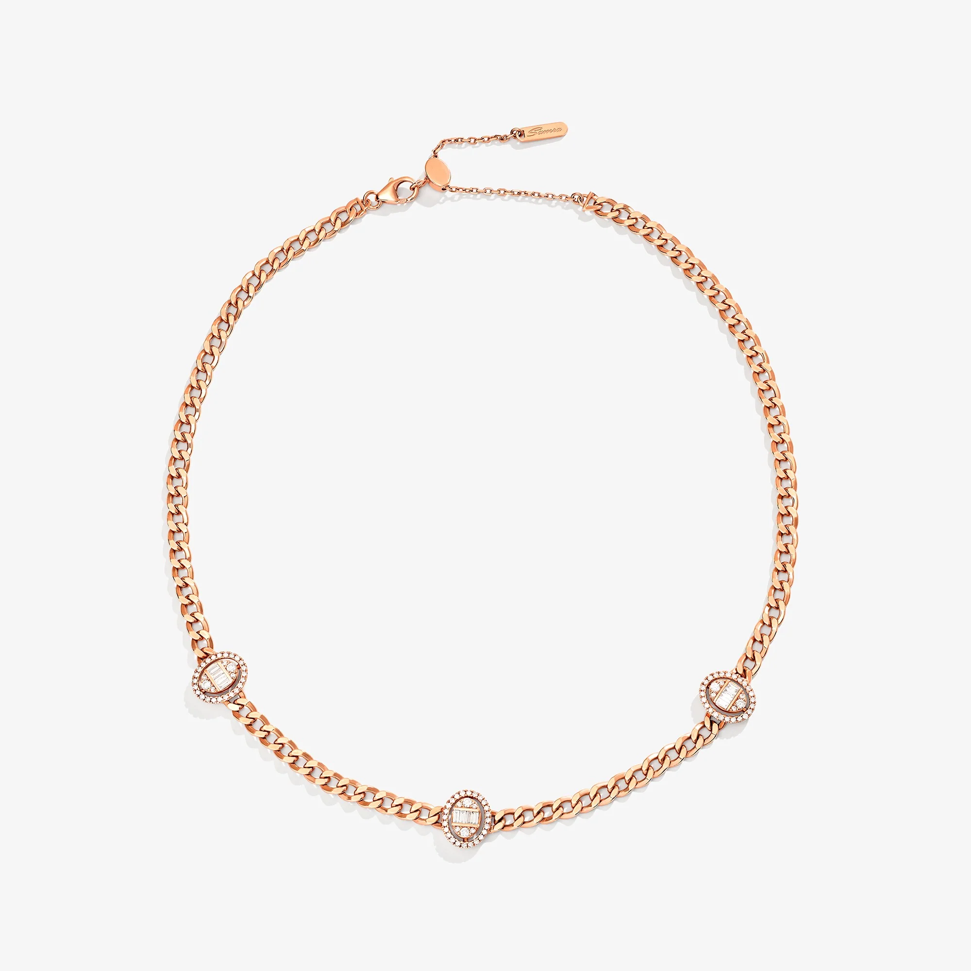 Quwa Three Oval Necklace - Image 3