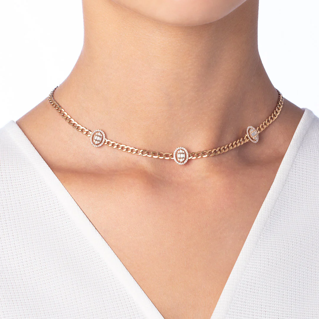 Quwa Three Oval Necklace - Image 4