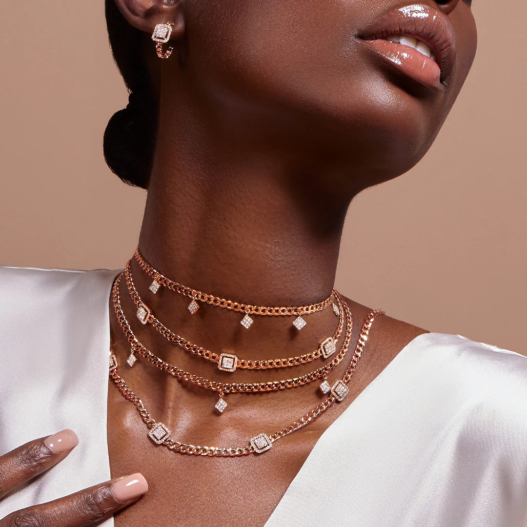 Quwa Five Square Necklace - Image 2