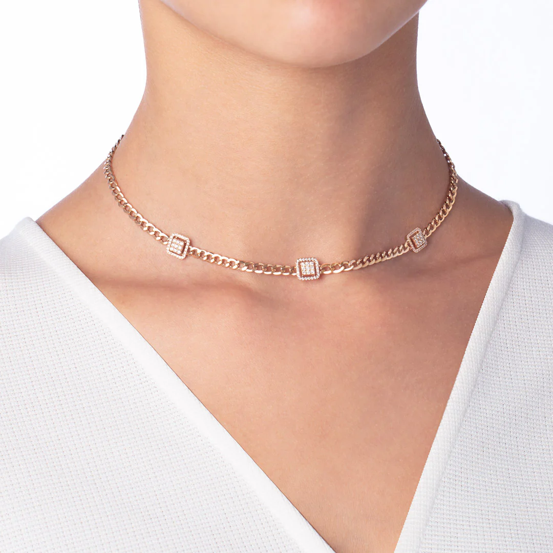 Quwa Three Square Necklace - Image 4