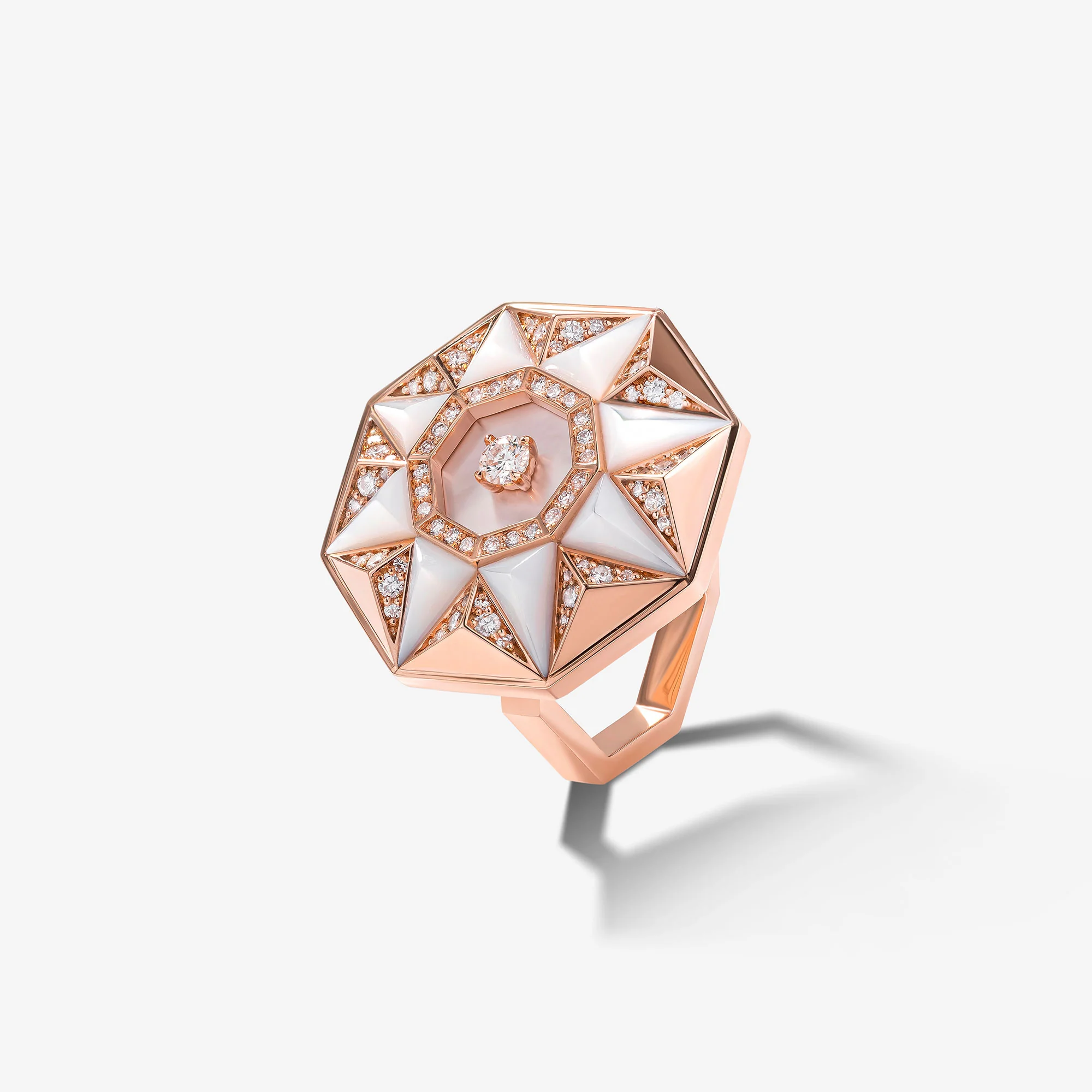 Sarh Kayan Turath Mother of Pearl Ring