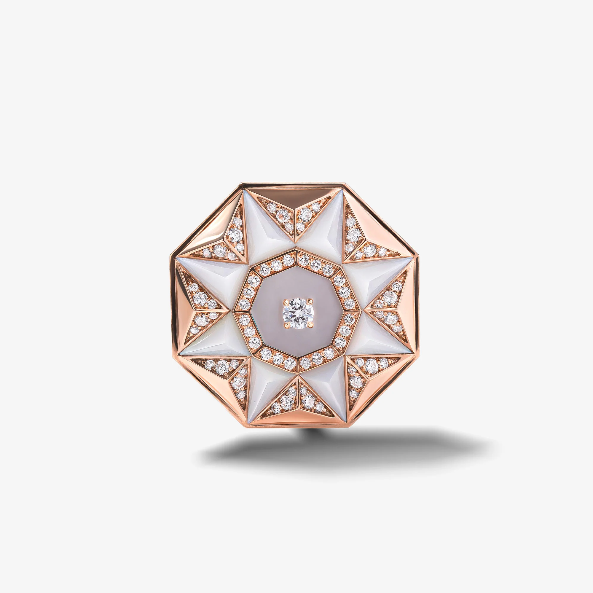 Sarh Kayan Turath Mother of Pearl Ring - Image 2