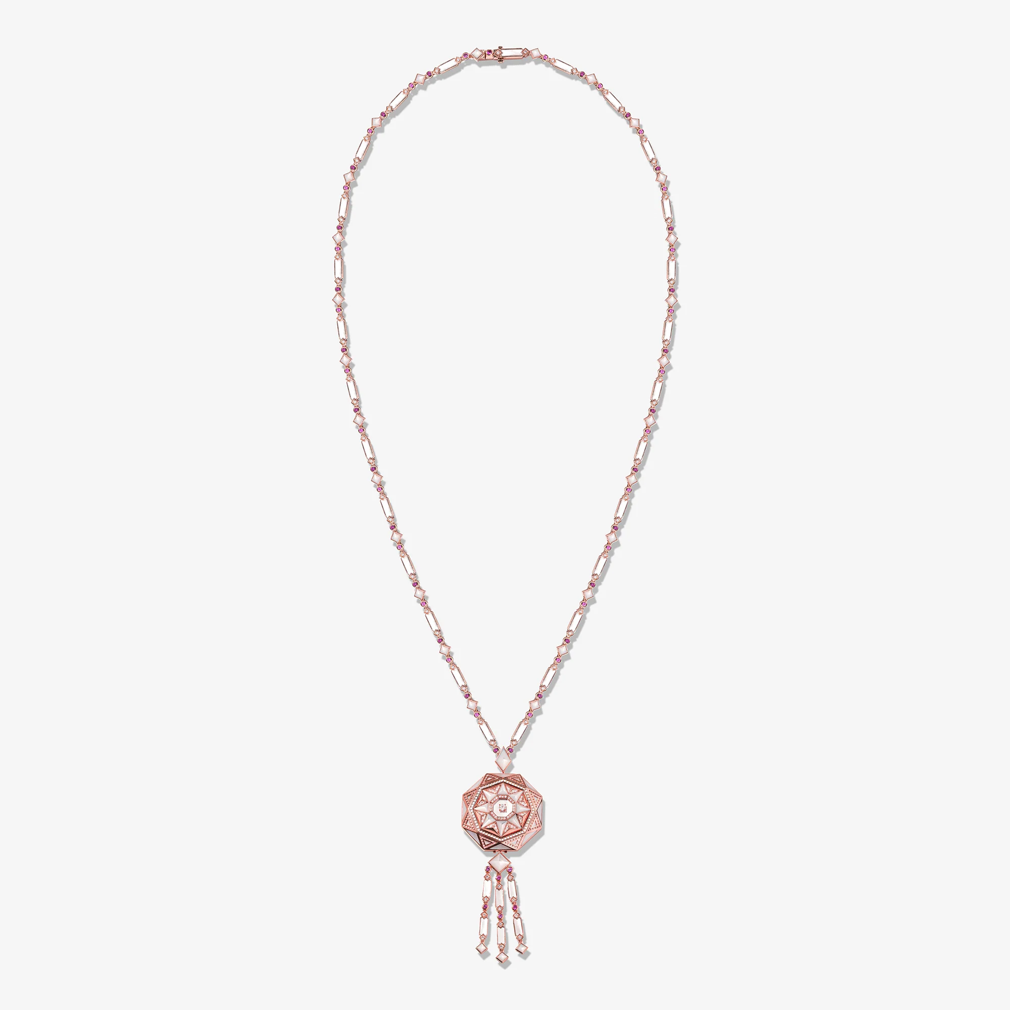 Sarh Kayan Turath Mother of Pearl Sautoir Necklace