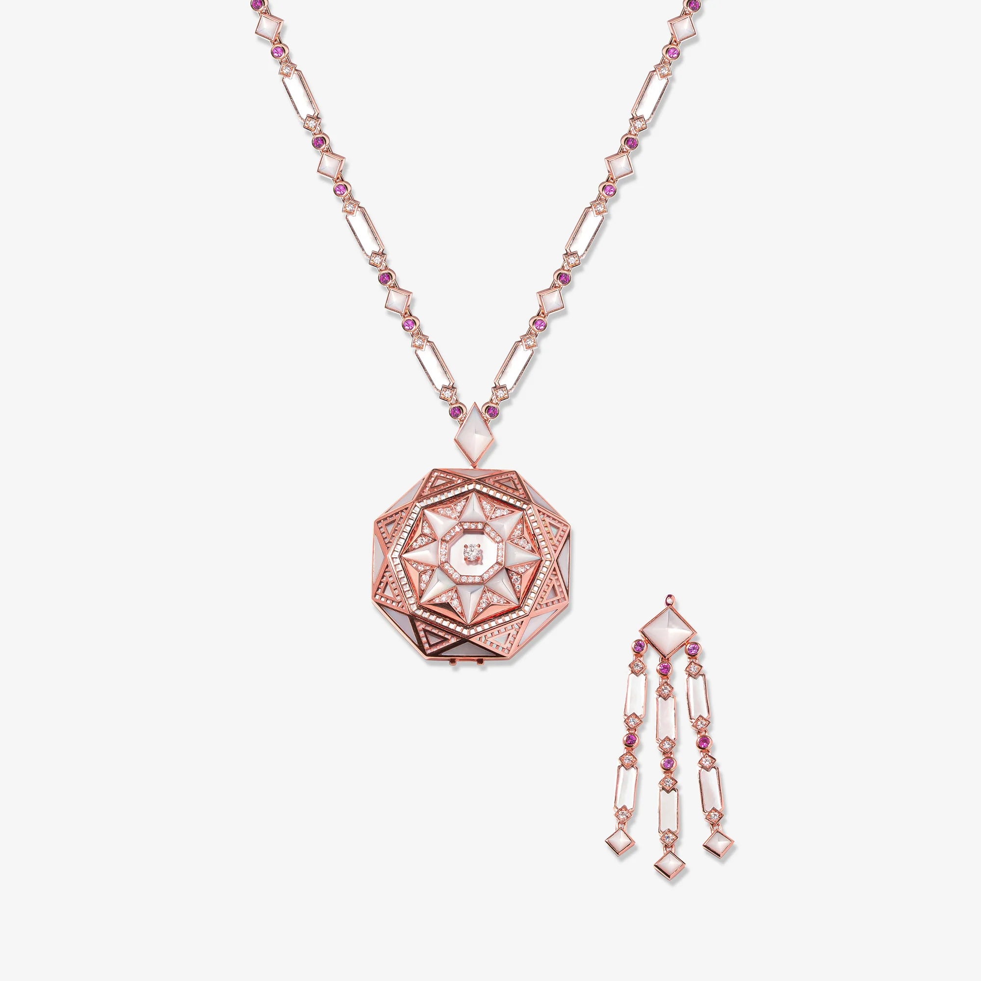 Sarh Kayan Turath Mother of Pearl Sautoir Necklace - Image 2