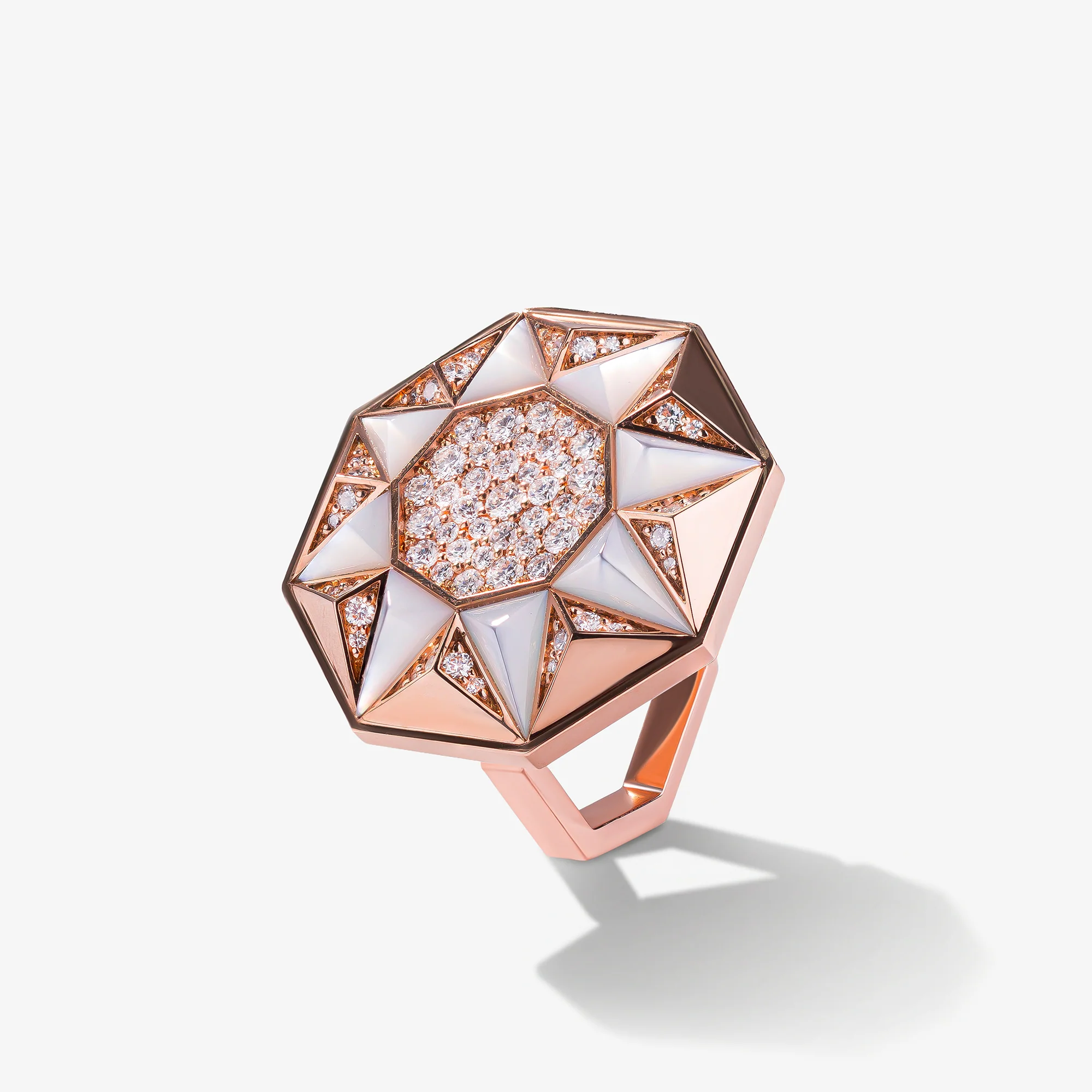 Sarh Turath Mother of Pearl Ring