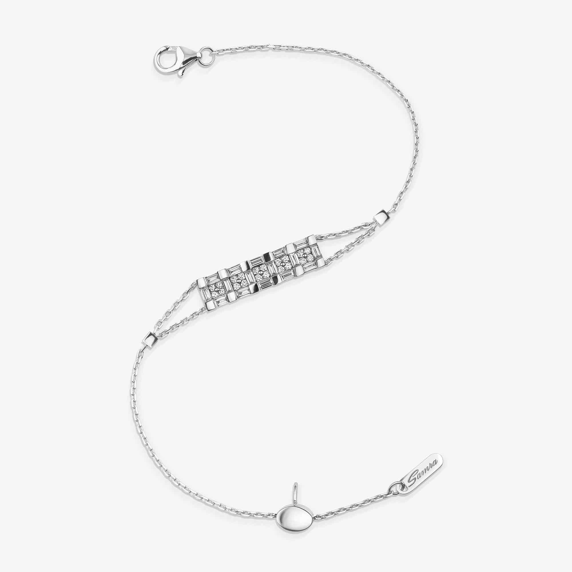 Splendore White Gold Diamond Bracelet - Image 3