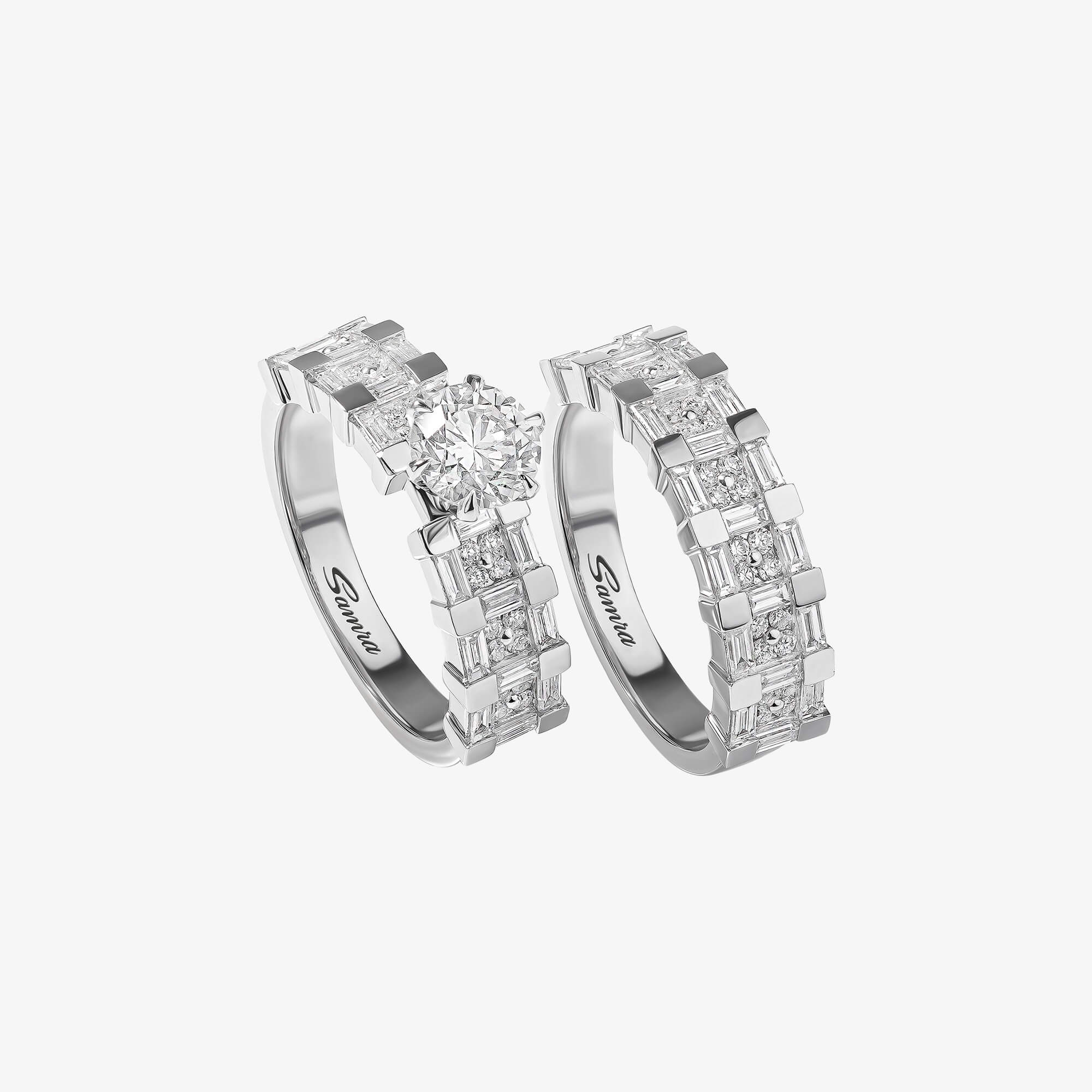 Splendore White Gold Diamond Ring - Image 5