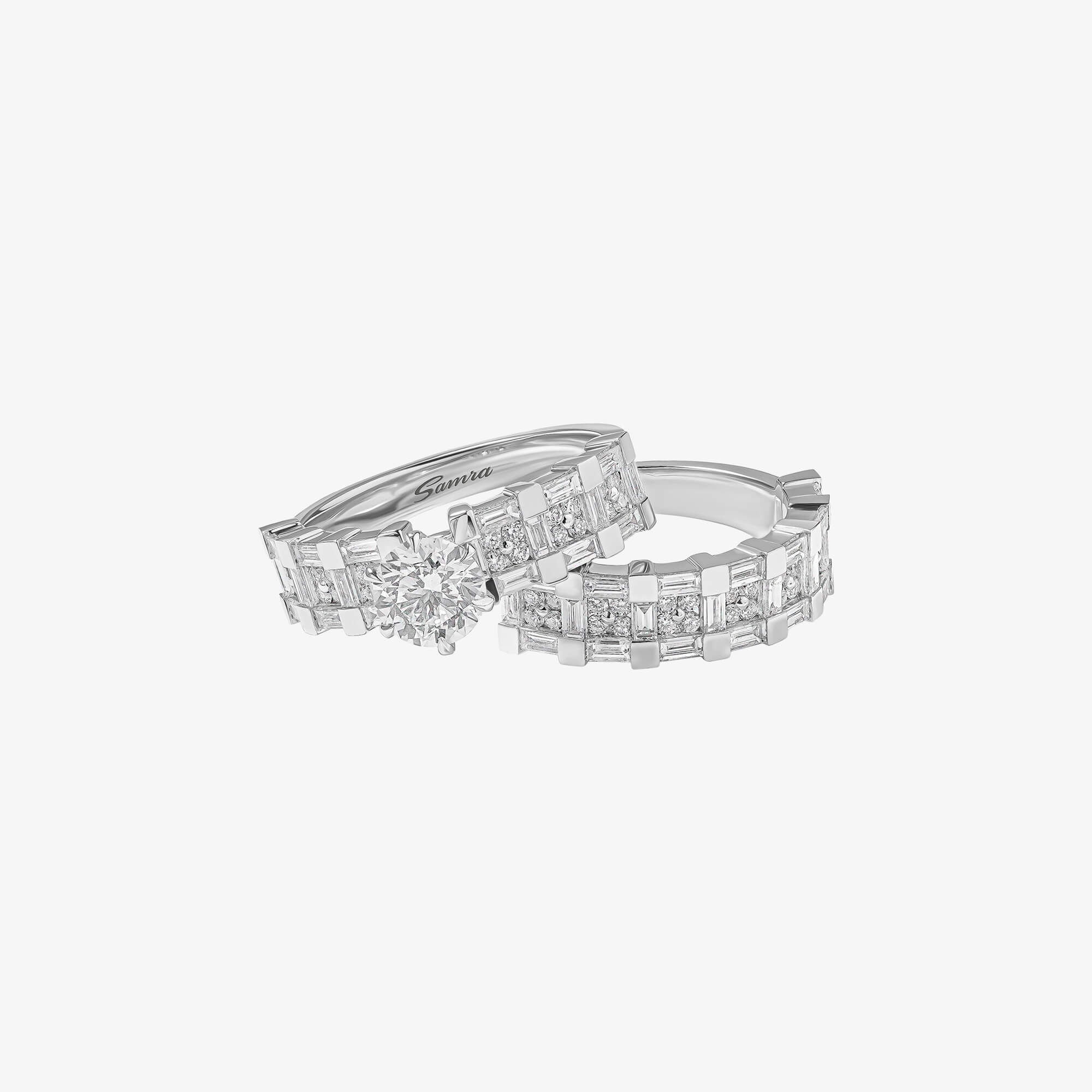 Splendore White Gold Diamond Ring - Image 6