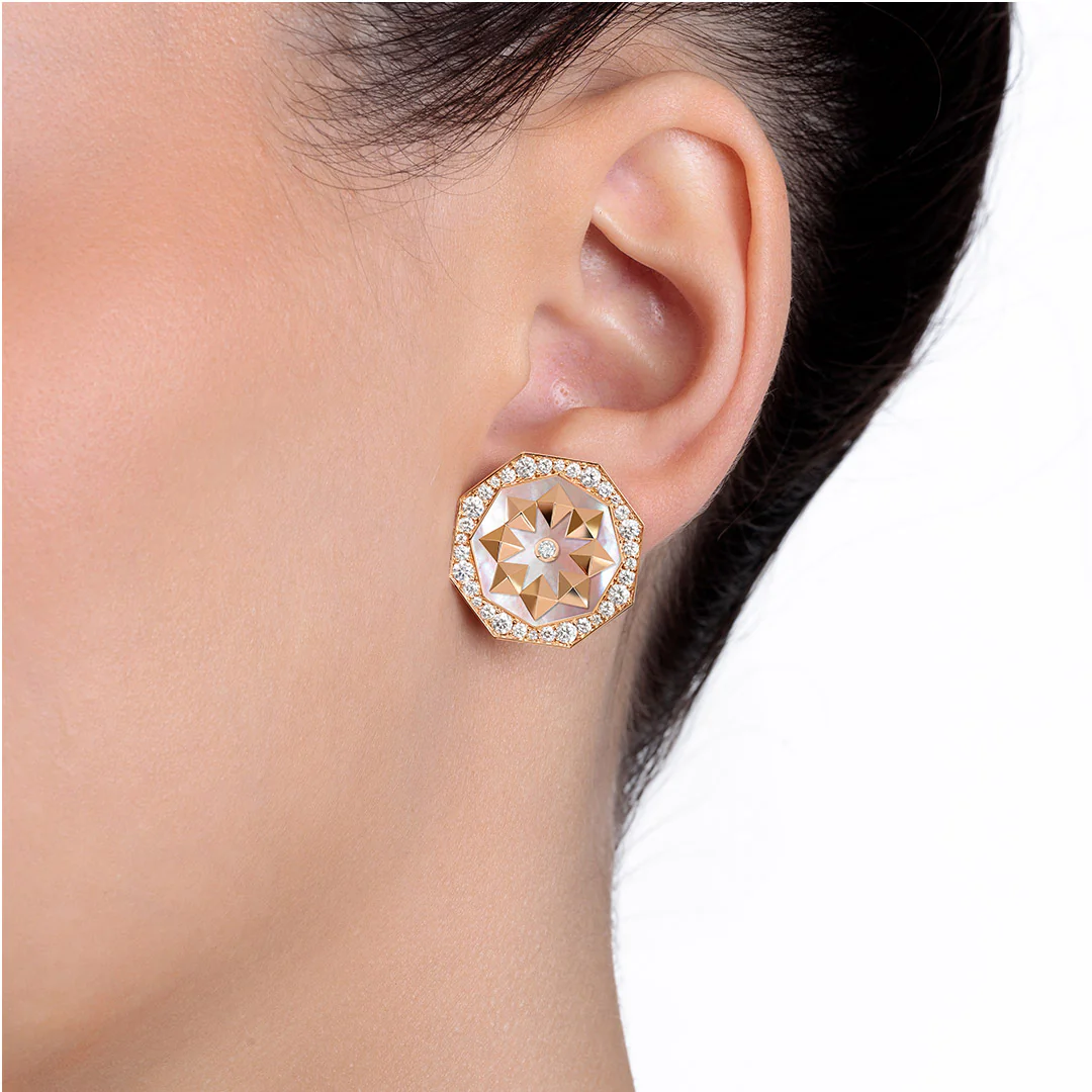 Thaman Turath Motif Earring - Image 6