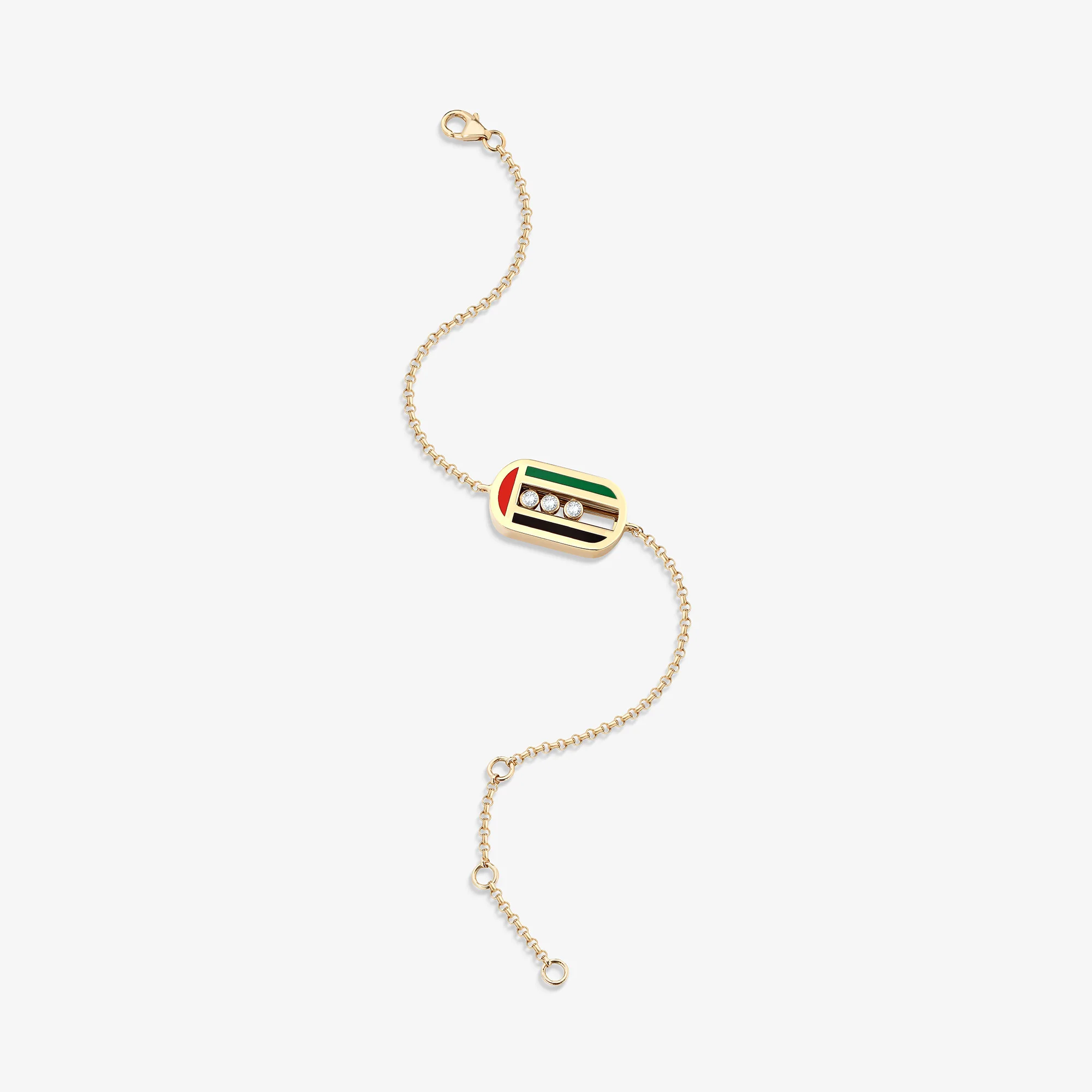 UAE Edition Capsule Shape Sliding Diamonds - Image 3