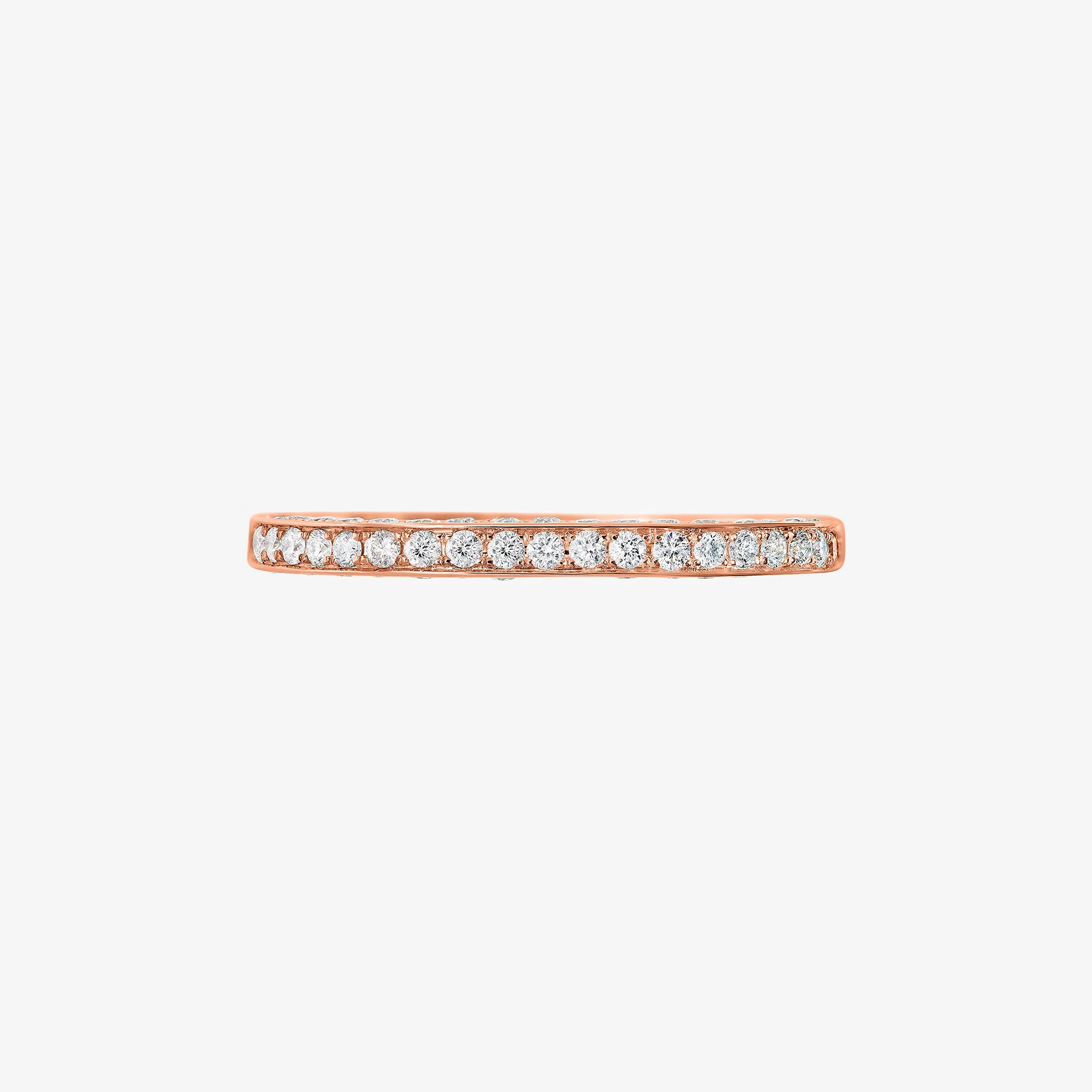 Wid Rose Gold Diamond Band - Image 3