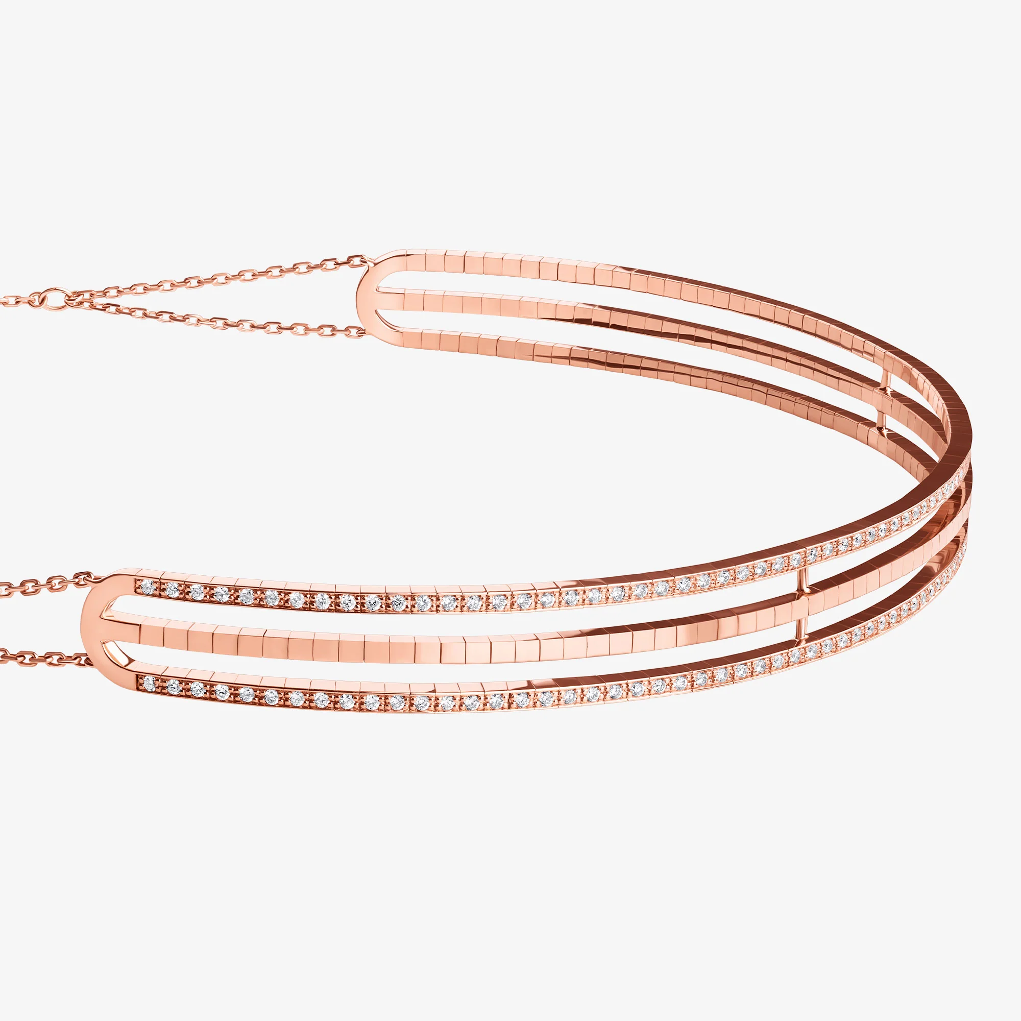 Wid Rose Gold Diamond Choker - Image 2