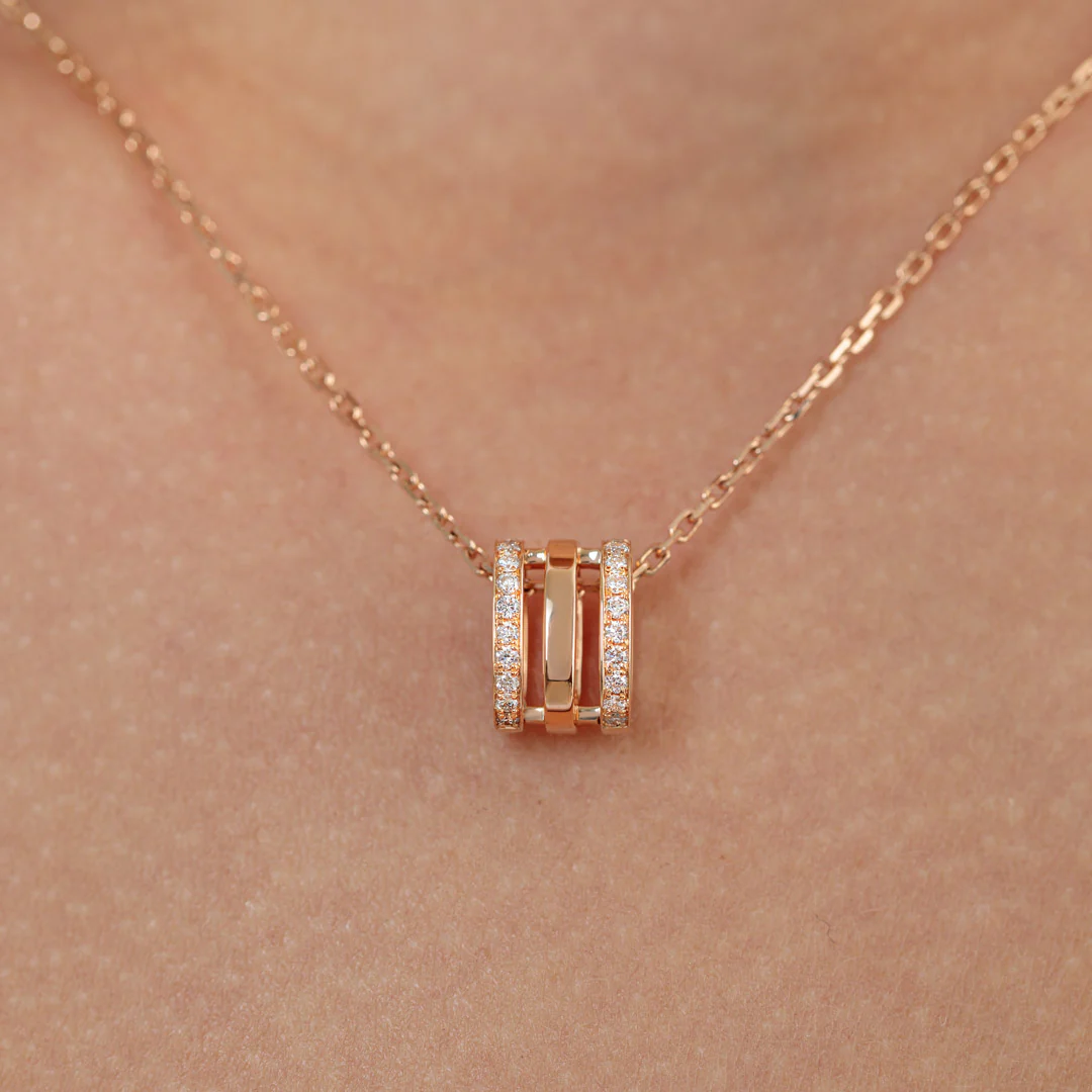 Wid Rose Gold Diamond Necklace - Image 6