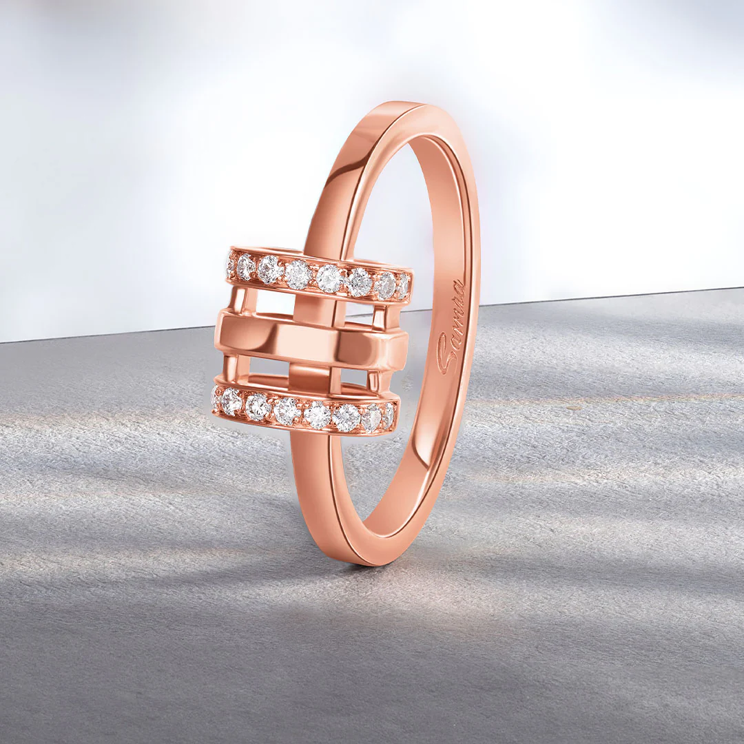 Wid Rose Gold Diamond Ring - Image 3