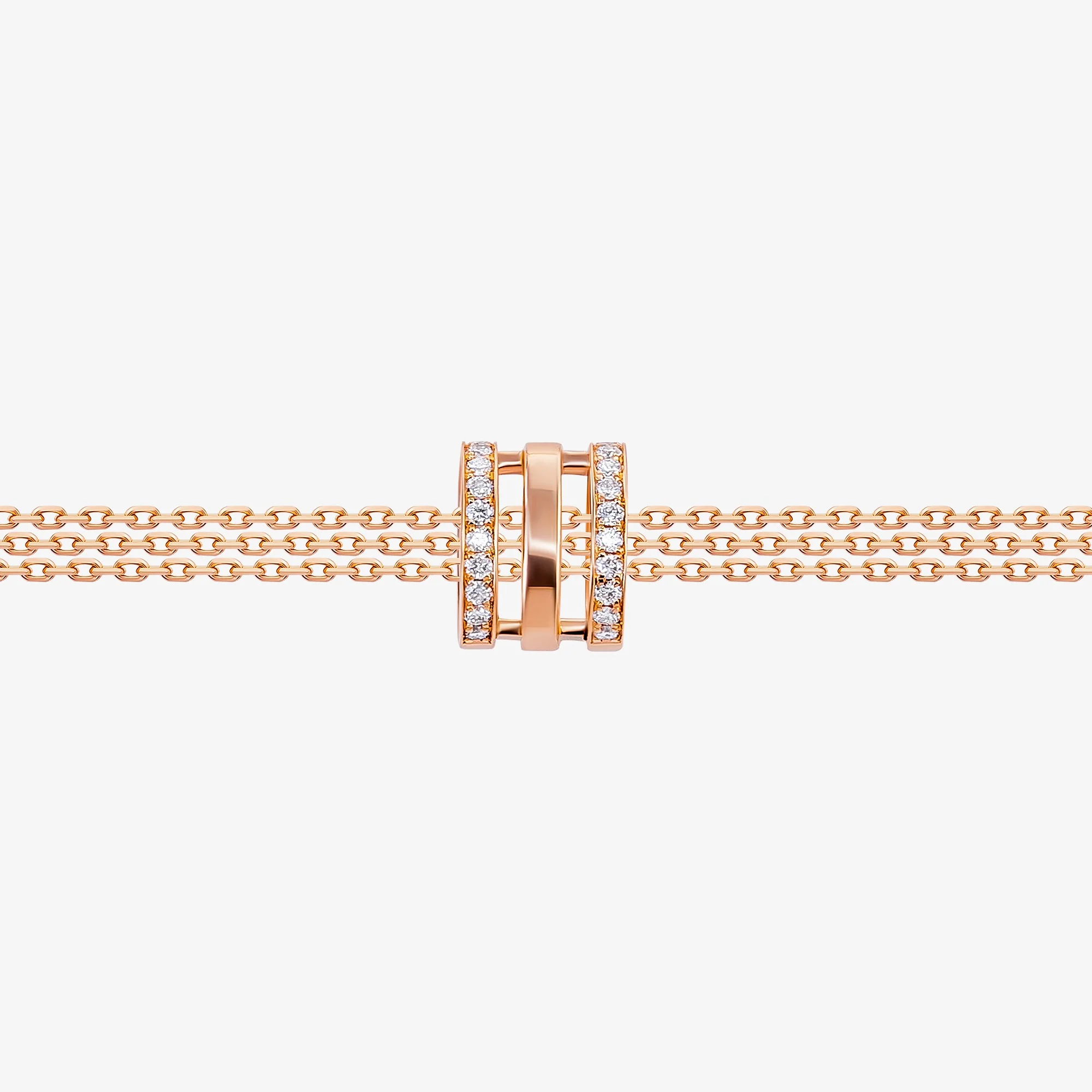 Wid Rose Gold Diamond Single Bracelet - Image 3
