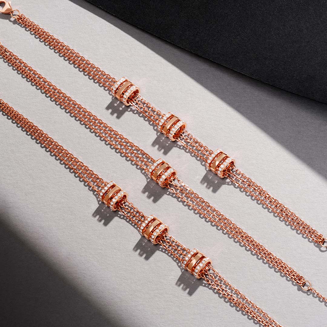 Wid Rose Gold Diamond Bracelet - Image 7