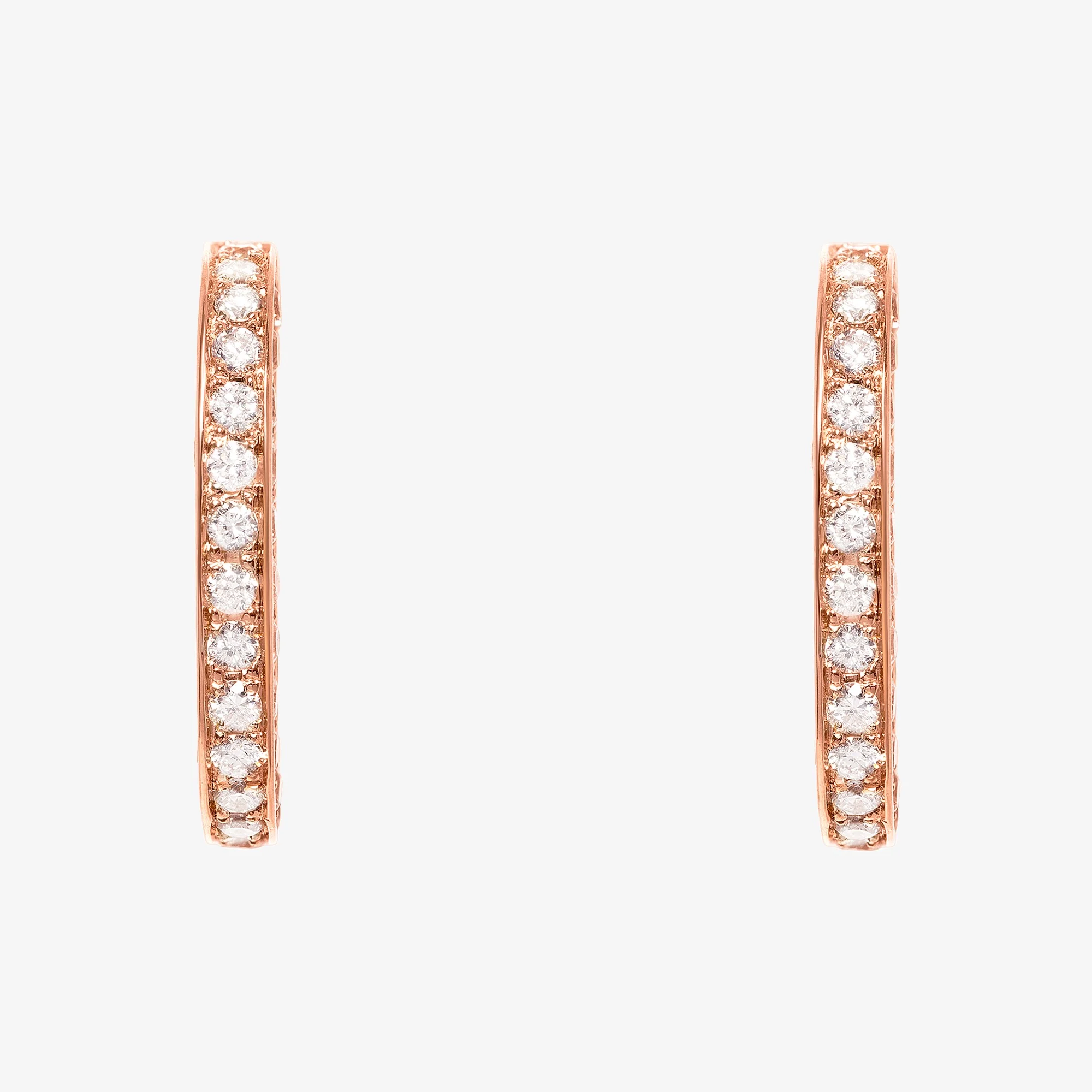 Wid Rose Gold Diamond Single Earrings - Image 2
