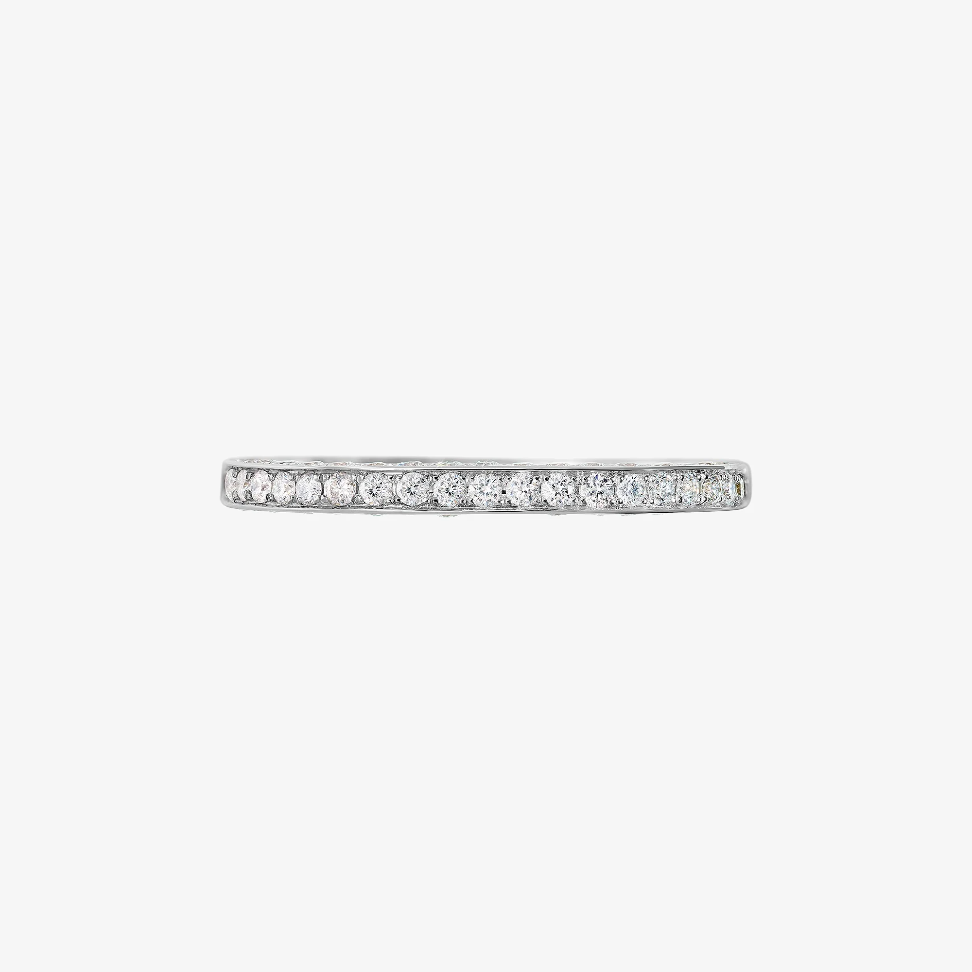 Wid White Gold Diamond Band - Image 3